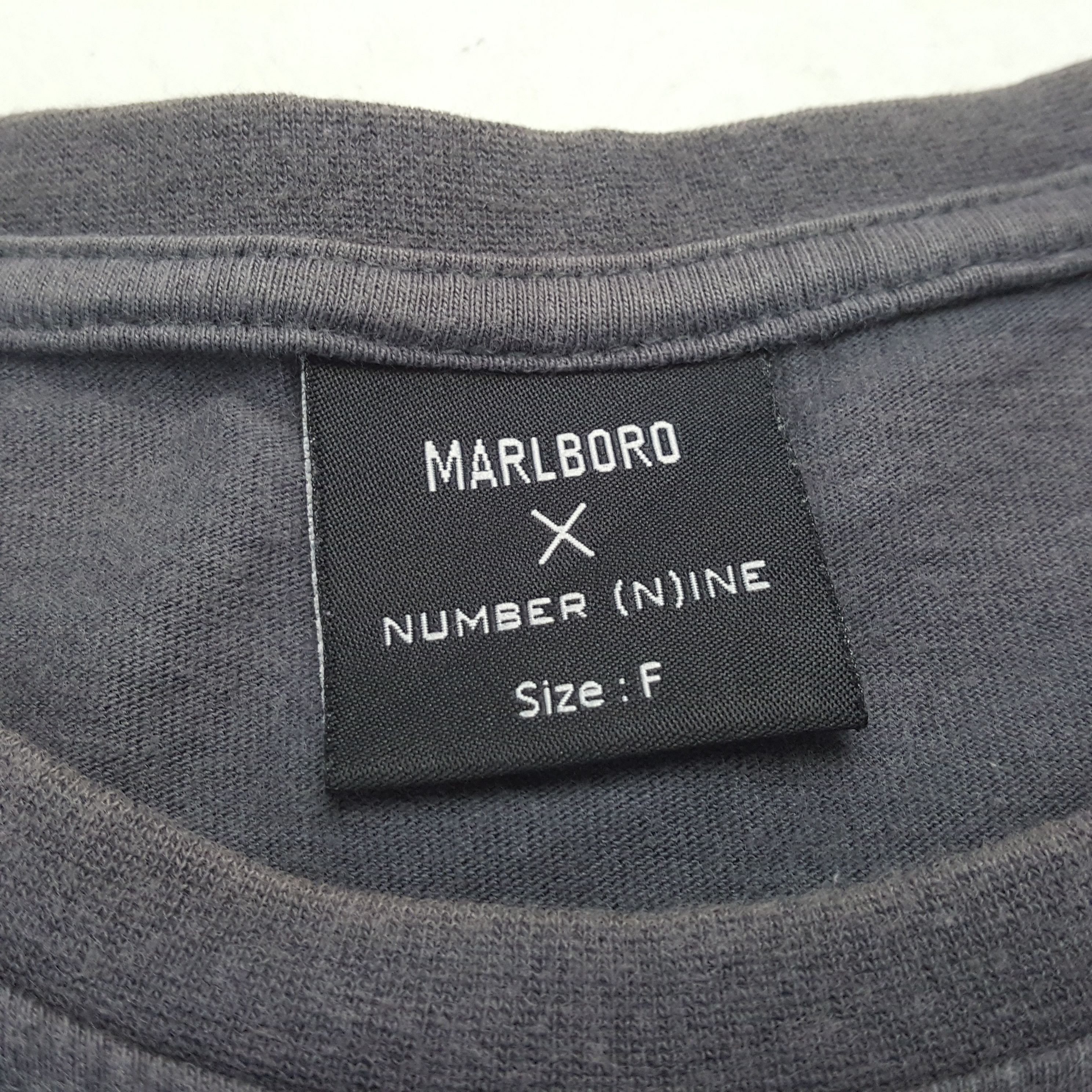 Number (N)ine Vintage MARLBORO x NUMBER NINE Japan Brand T-shirt C285N32 Size US M / EU 48-50 / 2 - 5 Thumbnail