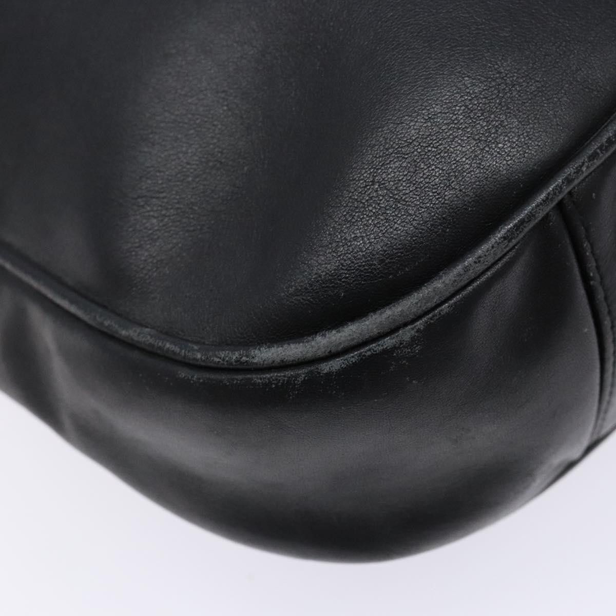 Gucci GUCCI Bamboo Hand Bag Leather Black Gold 001 1781 001 1781 Size ONE SIZE - 15 Thumbnail