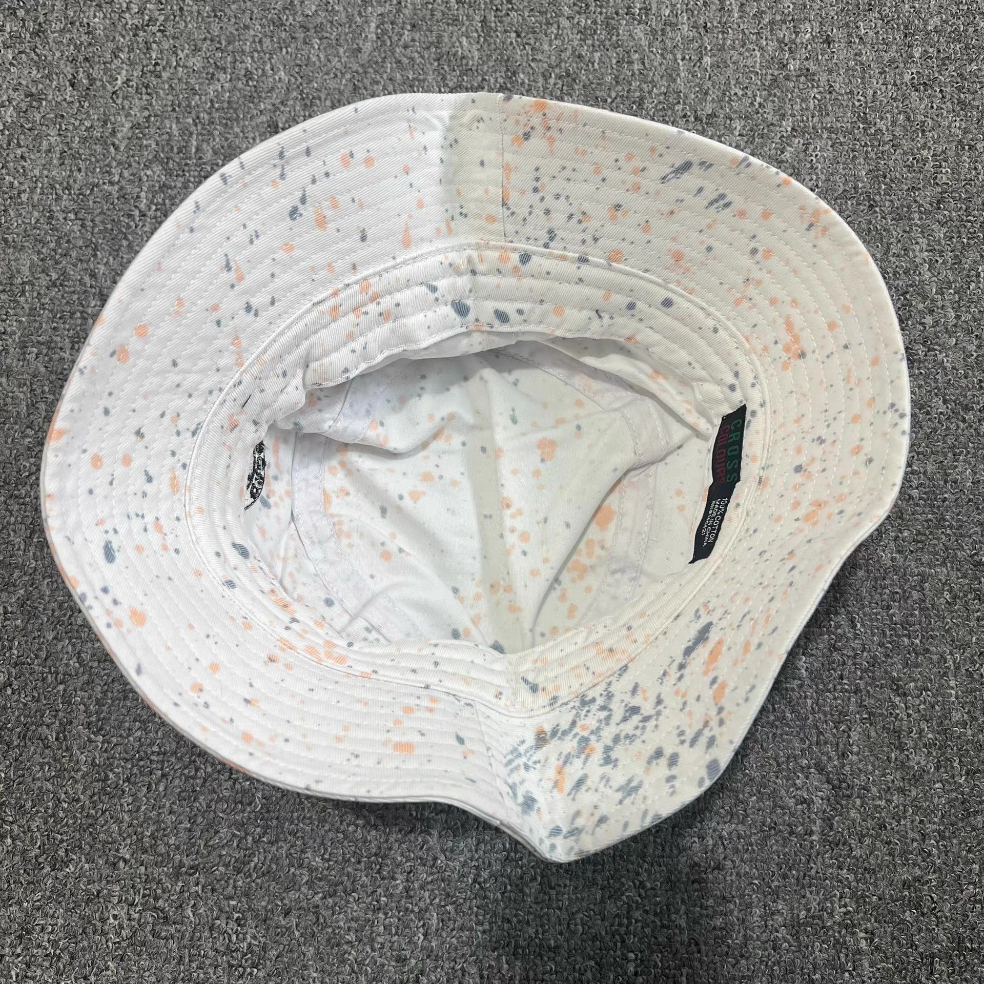 Cross Colours Cross Colours Embroidered Splash Ink Bucket Hat Q7 Size ONE SIZE - 6 Thumbnail