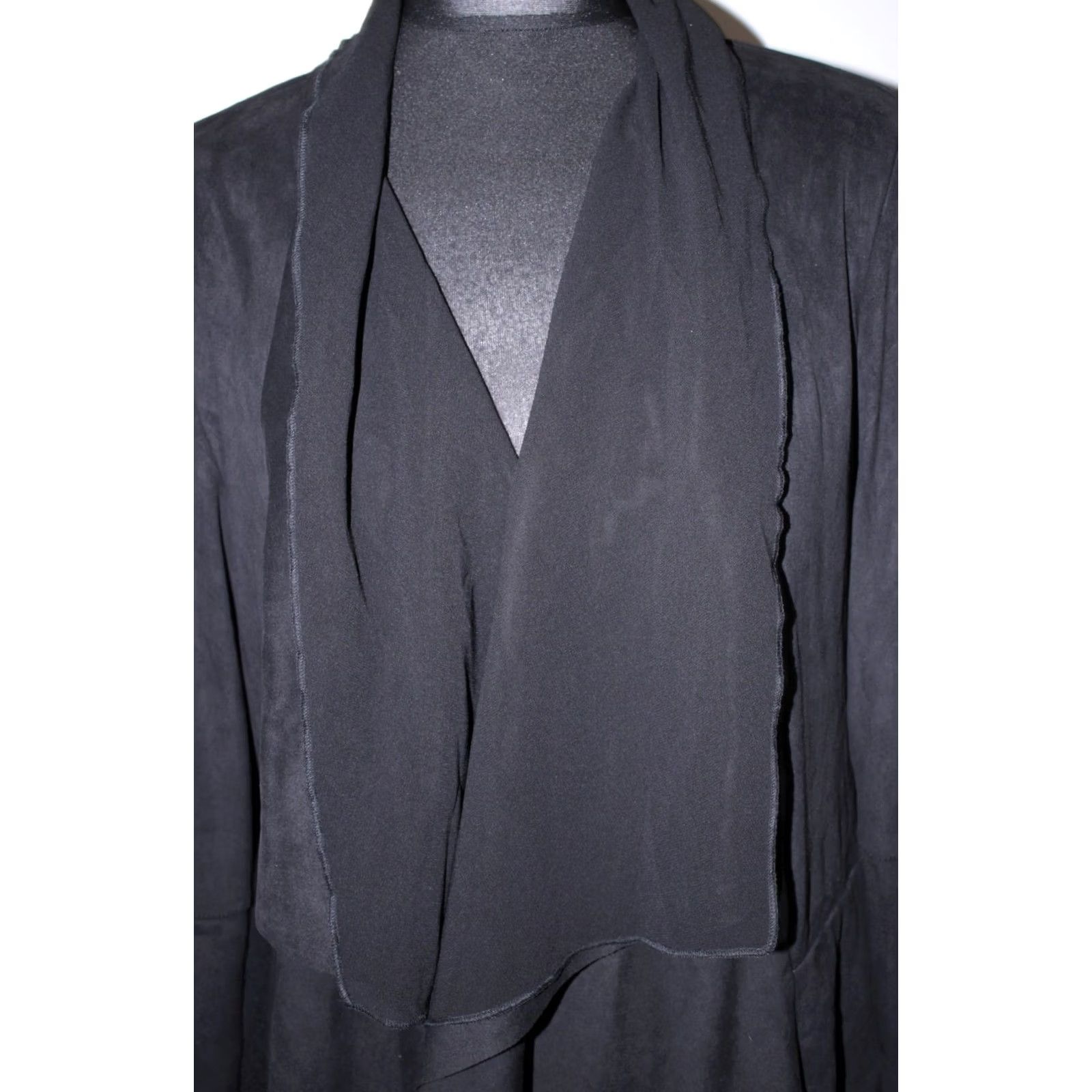 Desigual Desigual Womens Black Cardigan Jumper Size 44 V-Neck Knit Wrap Jacket Womens 44 Black Size ONE SIZE - 3 Thumbnail