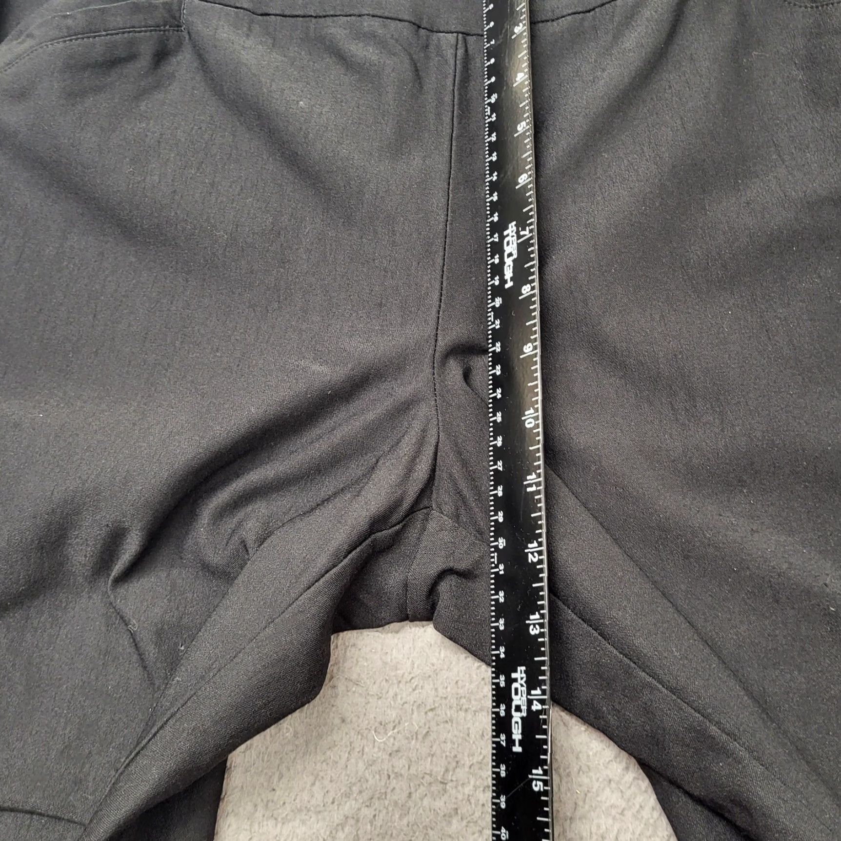 Vintage N Touch Pants Womens 14 Flat Front Straight Leg Pocket Dress Slacks Black Career Mens? Women? Size 36" / US 14 / IT 50 - 5 Thumbnail