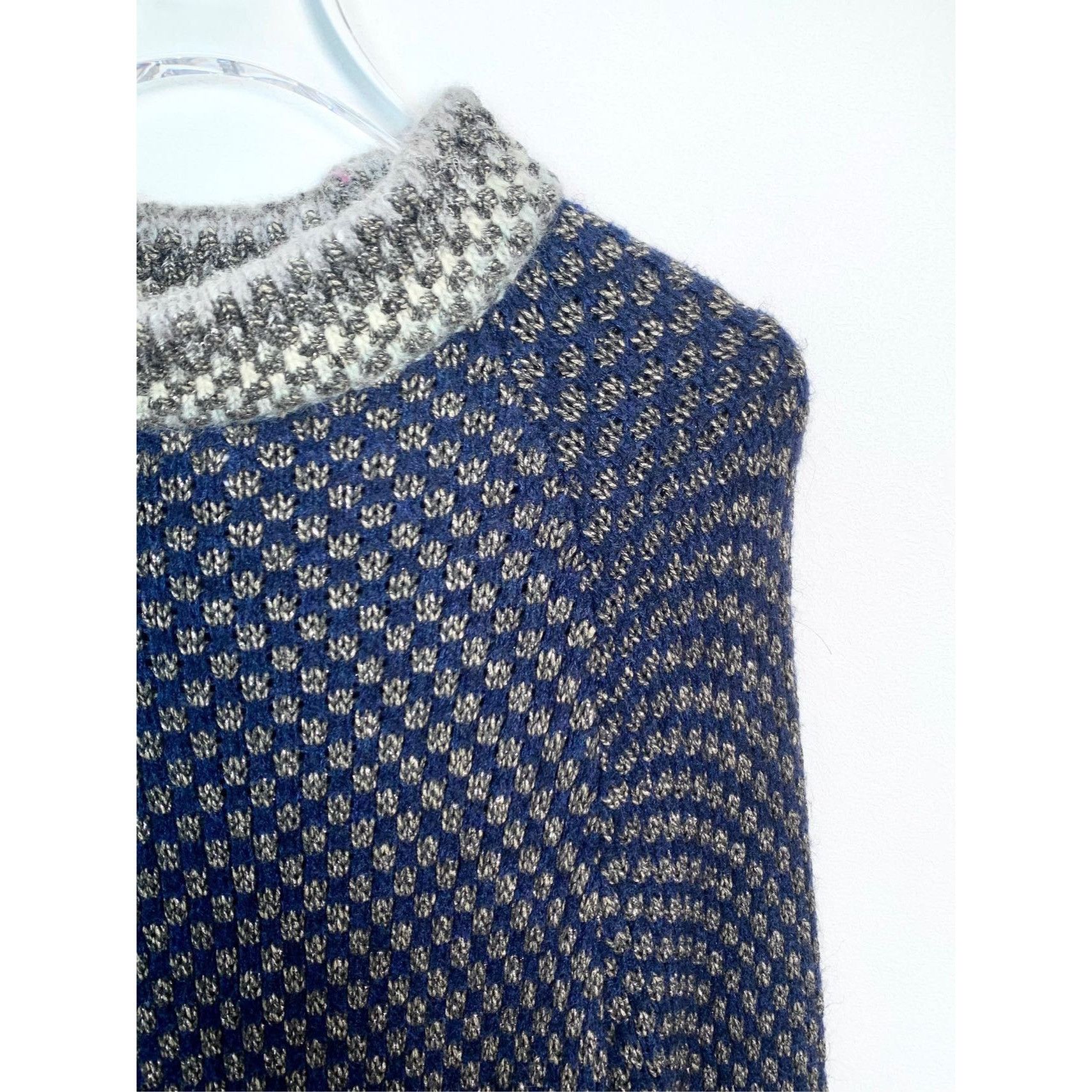 Chanel Chanel Womens Multicolor Jacquard Long-Sleeve Knit Dress Wit Size S / US 4 / IT 40 - 5 Thumbnail