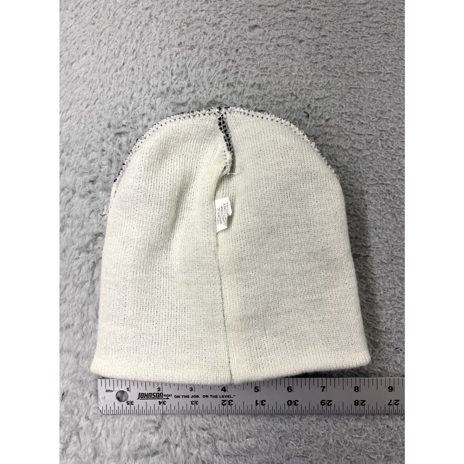 Vintage Aerospace Beanie Toque Adult One Size Blue White Yellow Knit Acrylic Hat Beanie Mens Ski Pattern Solid Black Size ONE SIZE - 5 Thumbnail