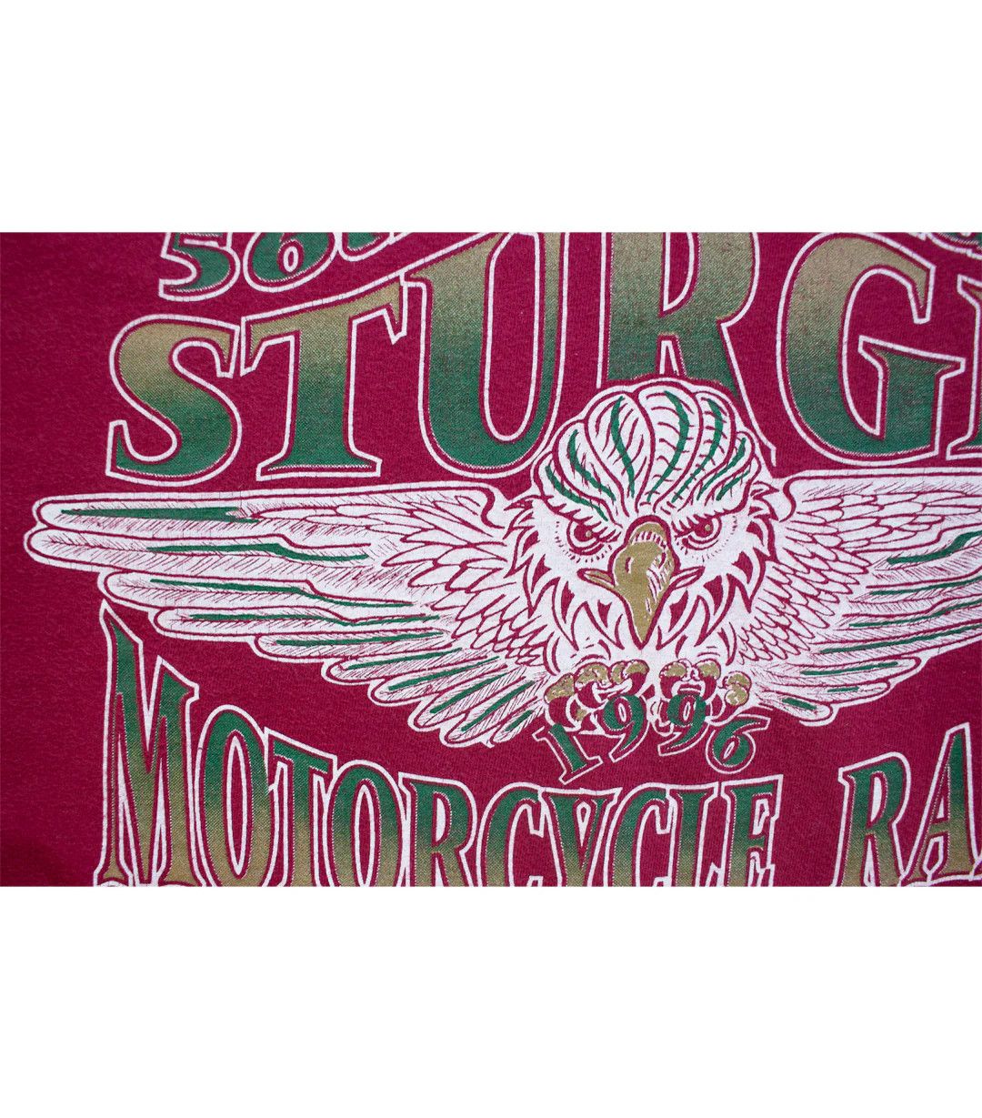 Vintage 1996 Vintage Sturgis Motorcycle Rally T-Shirt Size US L / EU 52-54 / 3 - 11 Thumbnail