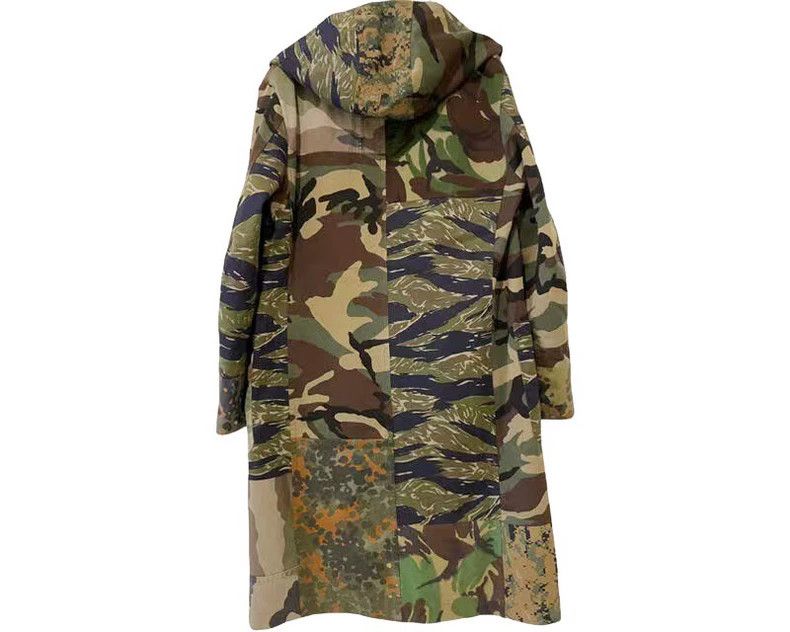 Yohji Yamamoto Yohji Yamamoto Camo Patchwork Long Hoodie coat 2506-Nextarr Size US M / EU 48-50 / 2 - 3 Thumbnail