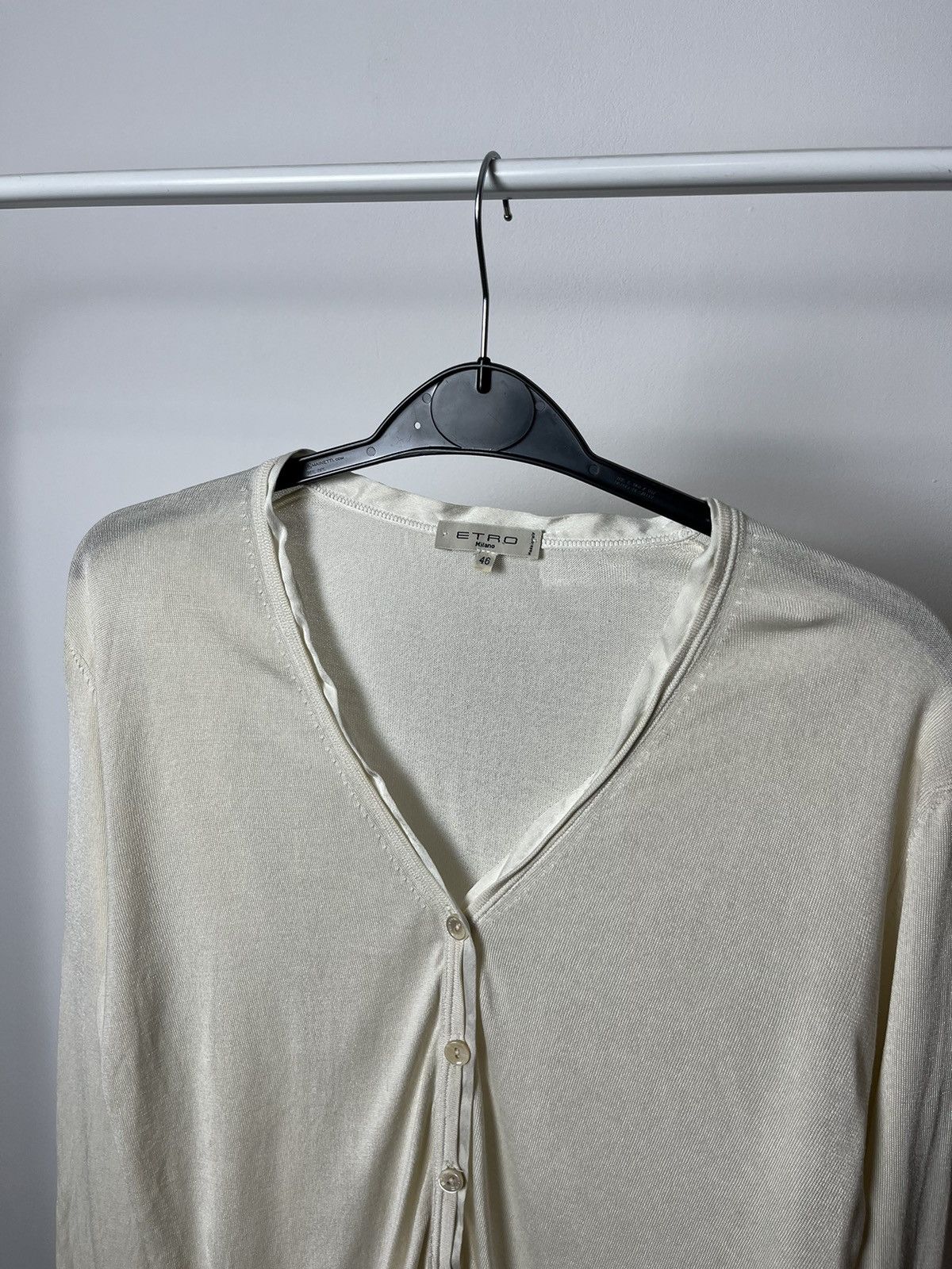 Hackett × Loro Piana Etro Silk Woman’s light Cardigan Size M / US 6-8 / IT 42-44 - 2 Thumbnail