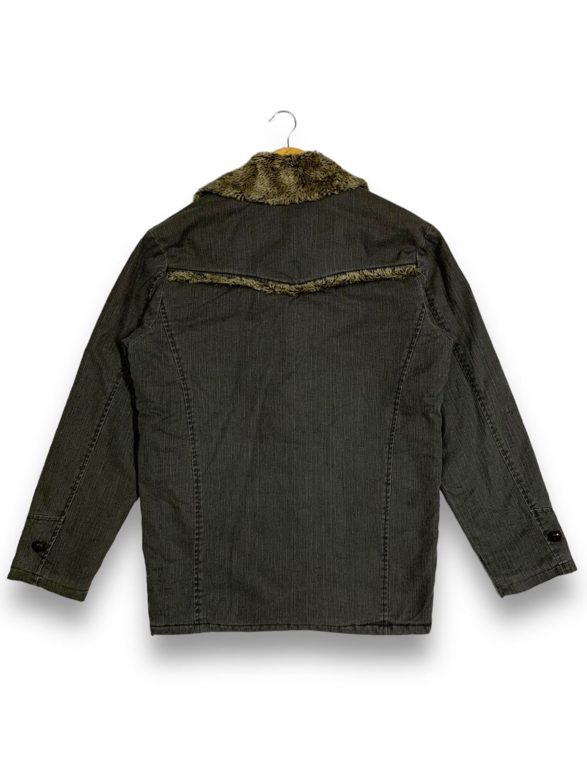Japanese Brand Japanese Brand Roushatte Sherpa Lined Denim Style Jacket Size US M / EU 48-50 / 2 - 2 Thumbnail