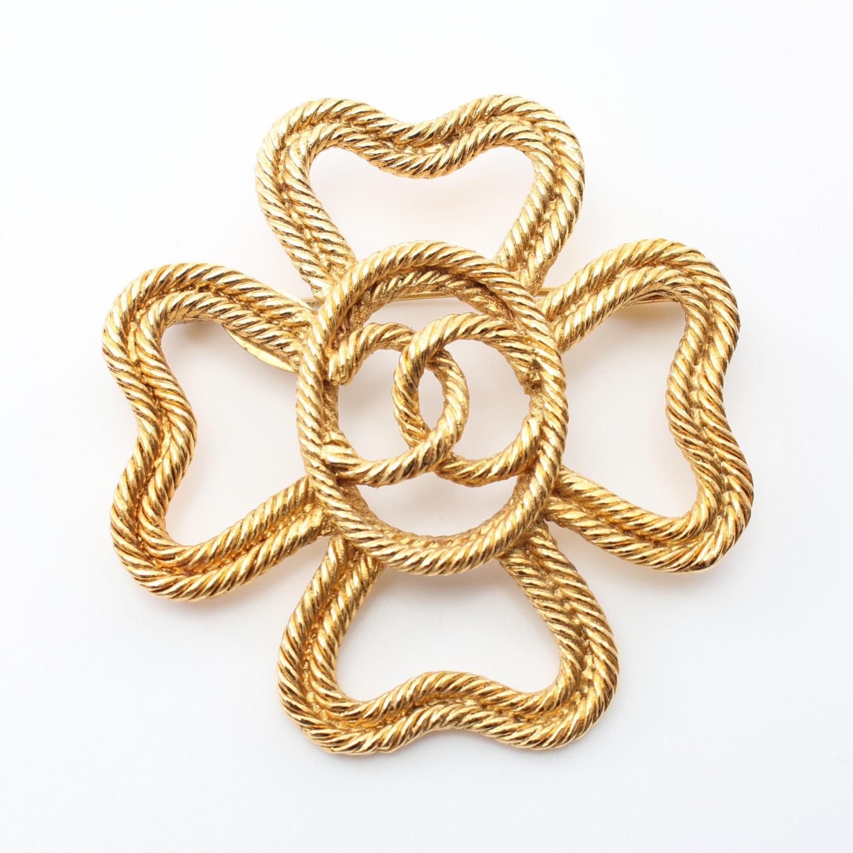 Chanel Chanel Chanel Coco Mark Brooch Metal Brooch DUTY FREE for USA Size ONE SIZE - 1 Thumbnail