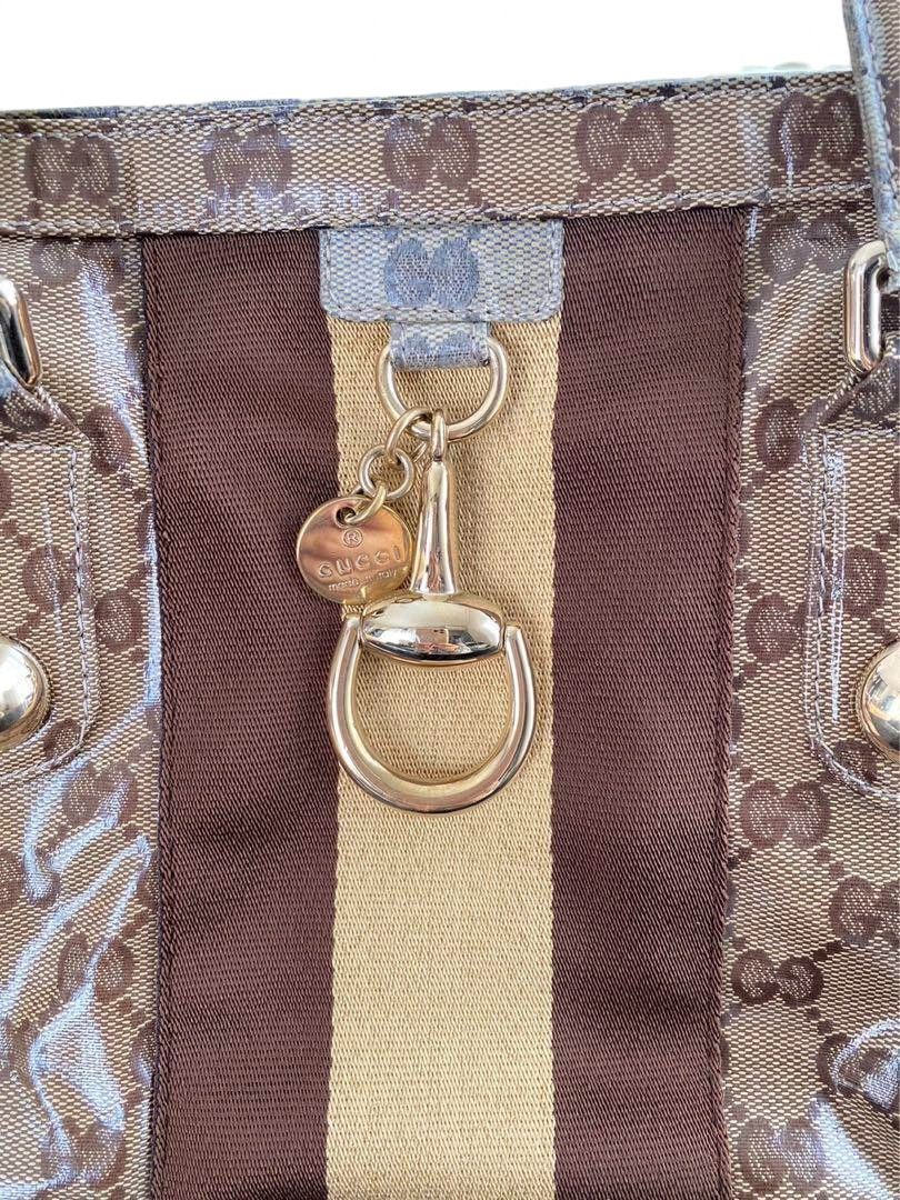 Gucci Gucci - Crystal Canvas Leather GG Monogram Brown Size ONE SIZE - 5 Thumbnail