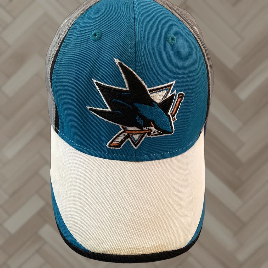 Reebok Reebok San Jose Sharks Baseball Cap Ball Hat Fitted S/M Solid Washed Men/H156 Size ONE SIZE - 1 Thumbnail
