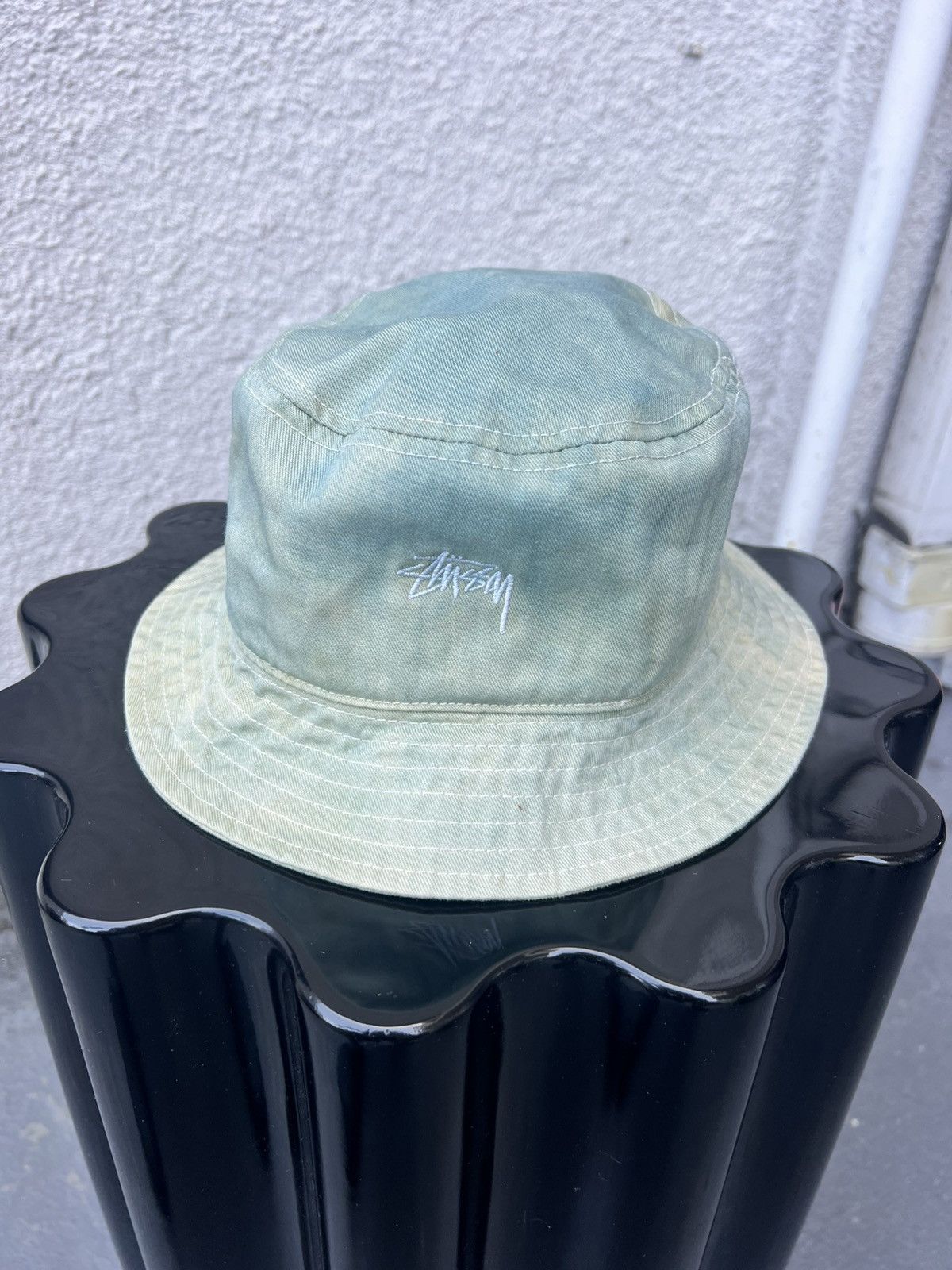 Our Legacy × Stussy Stüssy x Our Legacy Bucket Hat Green Recycled Twill Size S/M Size ONE SIZE - 2 Thumbnail