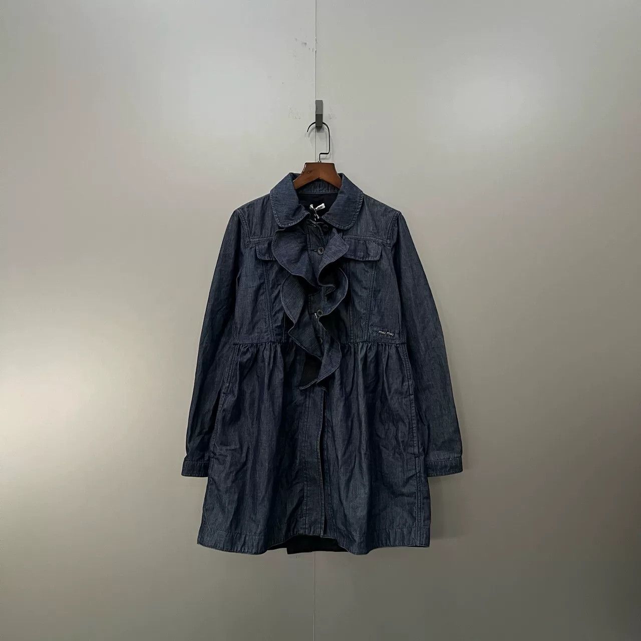 Miu Miu Miu Miu Blue Denim Shirt Size 38 Size M / US 6-8 / IT 42-44 - 1 Thumbnail