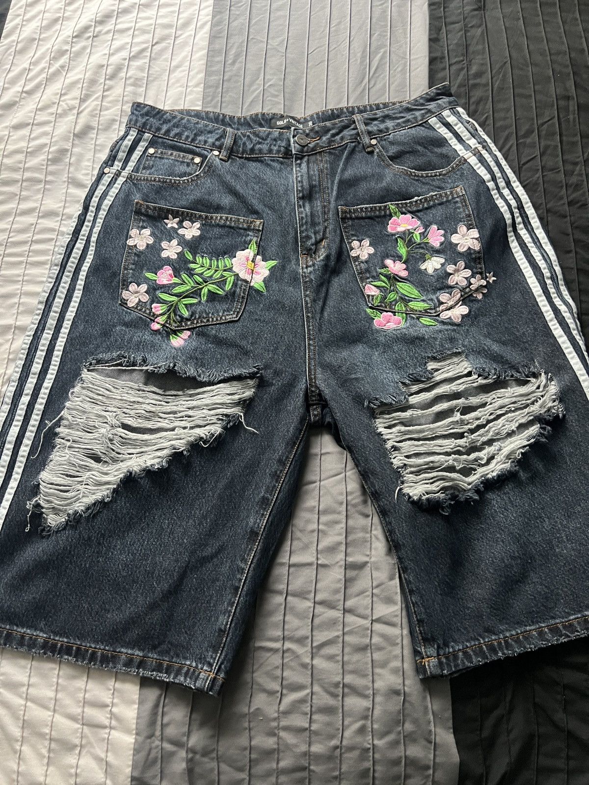 GV Gallery “Cherry Blossom” Denim Jorts