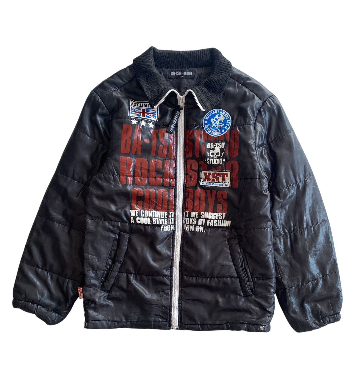 If Six Was Nine × Japanese Brand × Le Grande Bleu (L.G.B.) Batsu Studio Patches Skulls Rockstar Military Hooded Jacket Size US L / EU 52-54 / 3 - 1 Thumbnail