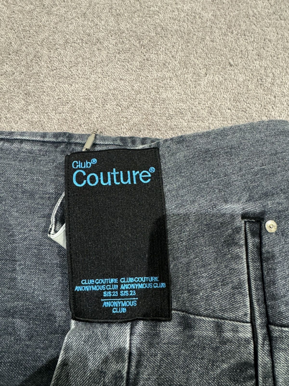 Anonymous Club × Hood By Air Denim Uniform trouser Size US 32 / EU 48 - 8 Thumbnail