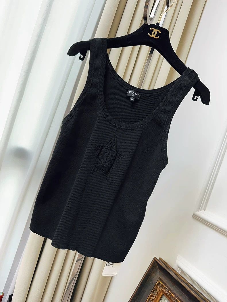Chanel Chanel 24C popular black star bottom vest Size XS / US 0-2 / IT 36-38 - 1 Thumbnail
