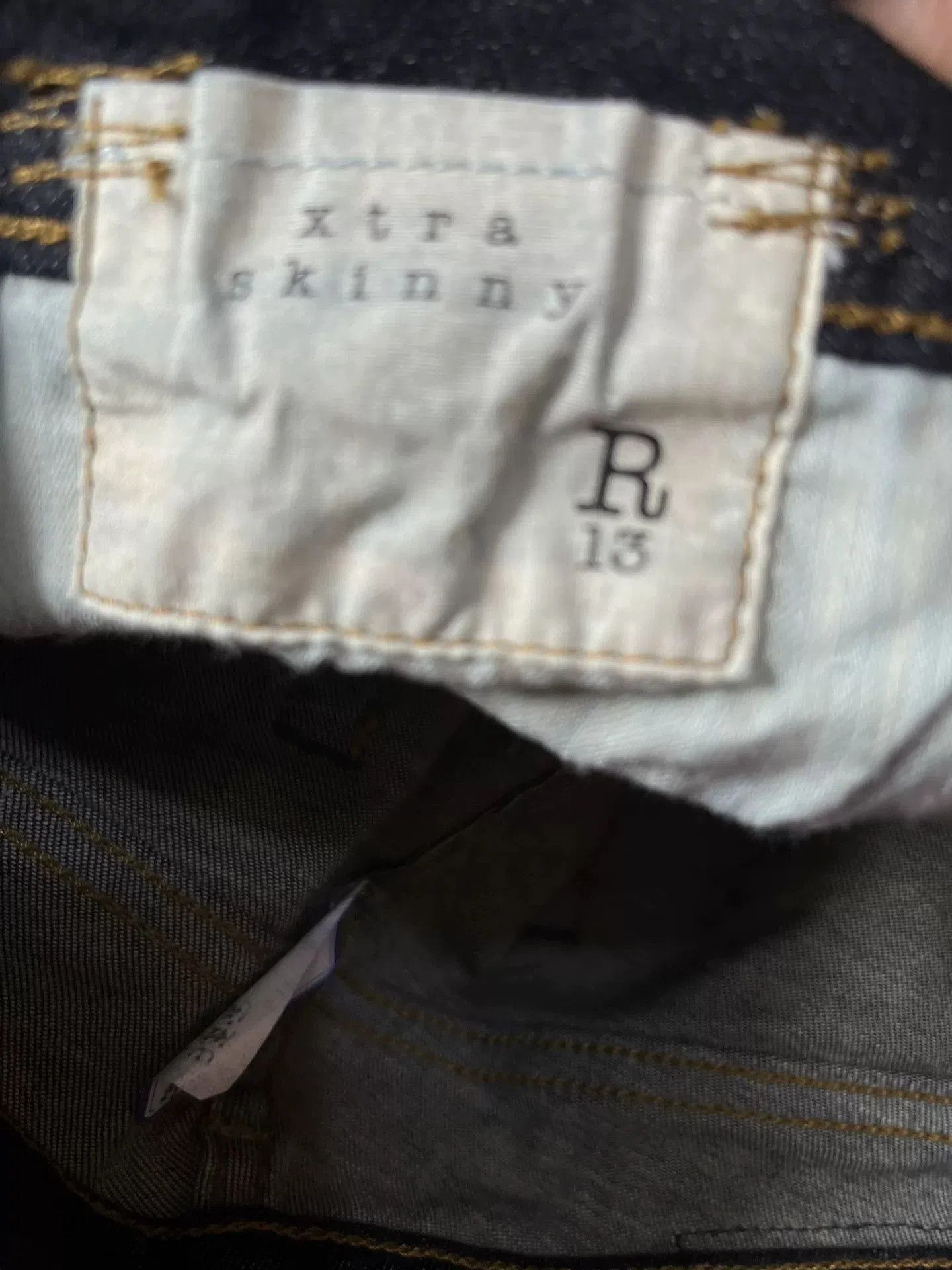 R13 R13 Slim Fit Blue Jeans. Size 27" / US 4 / IT 40 - 5 Thumbnail