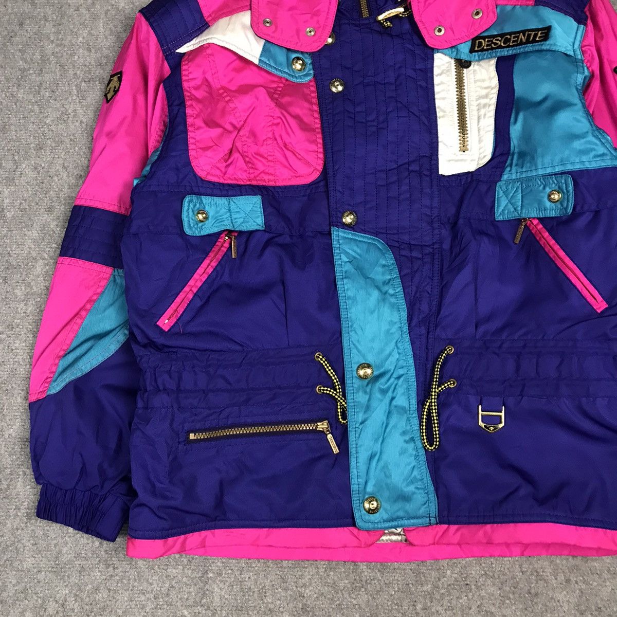 Descente × Japanese Brand DESCENTE SKI MULTICOLOU JAPAN STYLE JACKET Size US L / EU 52-54 / 3 - 3 Thumbnail