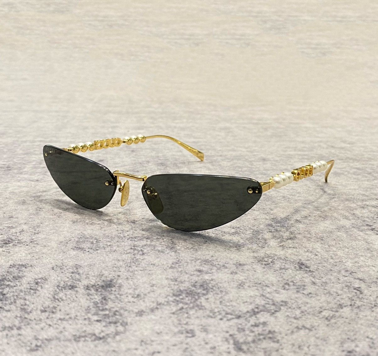 Gucci GUCCI GG1920S 001 GOLD DARK GREY Size ONE SIZE - 1 Thumbnail