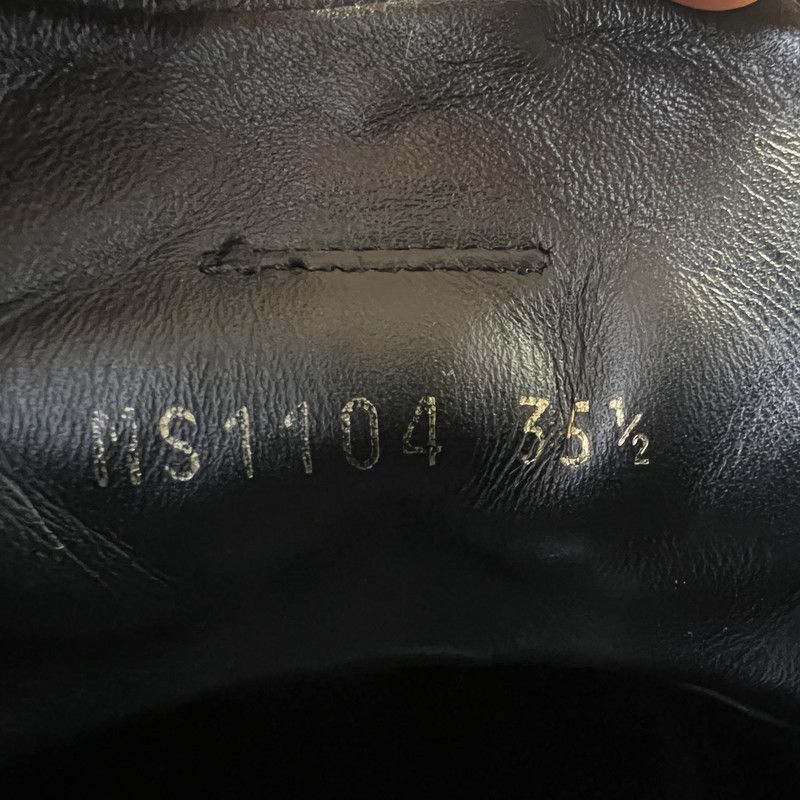 Louis Vuitton Louis Vuitton Black Leather High-Top Sneakers - Size US 5.5 / EU 38 - 5 Thumbnail