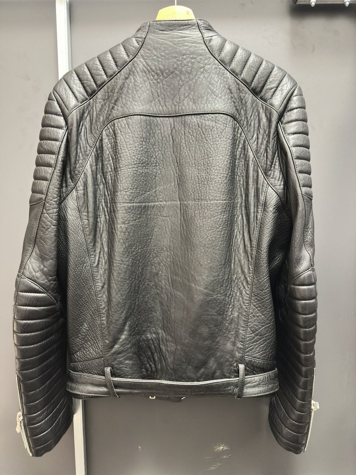 Balmain Balmain lamb leather biker jacket Size US M / EU 48-50 / 2 - 2 Thumbnail