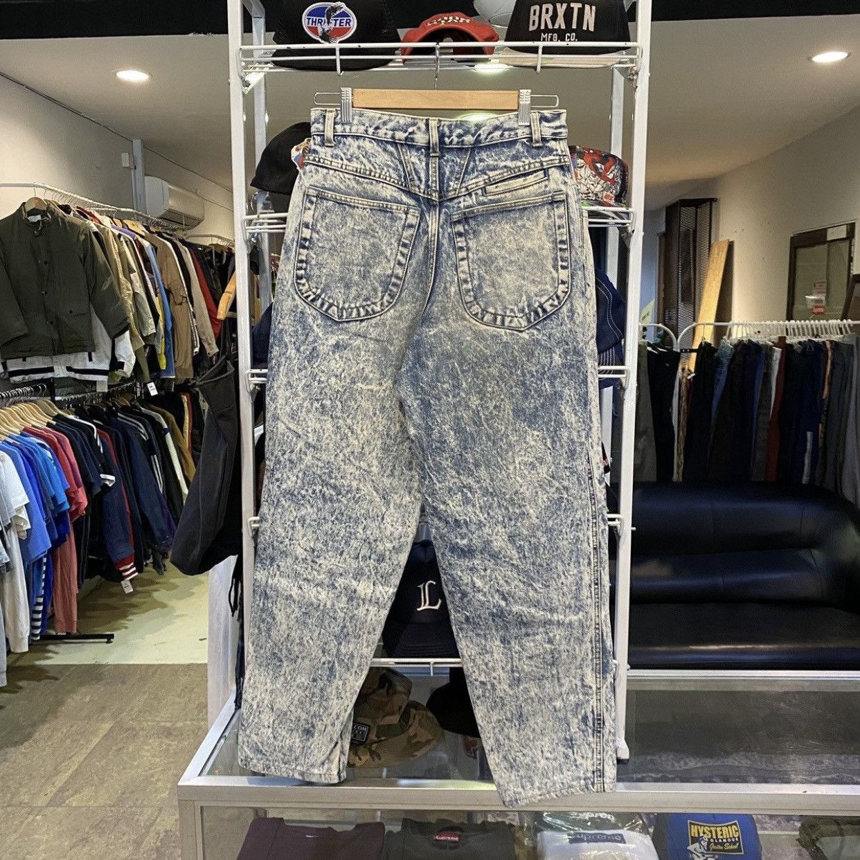 Edwin Gold Rush Edwin Acid Wash Baggy Jeans Relaxed Tapered Fit Size US 30 / EU 46 - 2 Thumbnail