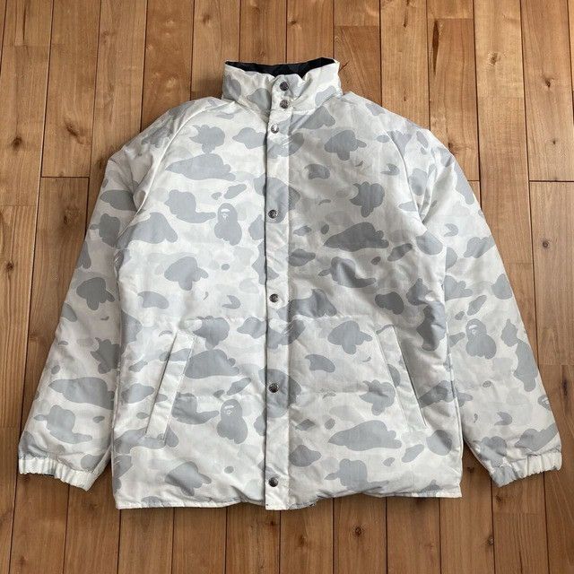 Bape 🔥Reversible🔥 White Camo x Black Camo Down Jacket BAPE NIGO Size US L / EU 52-54 / 3 - 2 Thumbnail