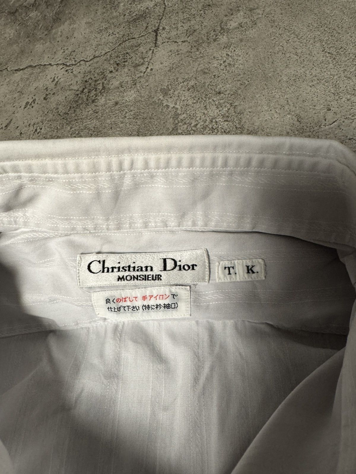 Christian Dior Monsieur VINTAGE CHRISTIAN DIOR MONSIEUR WHITE LONG SHIRT Size US L / EU 52-54 / 3 - 6 Thumbnail