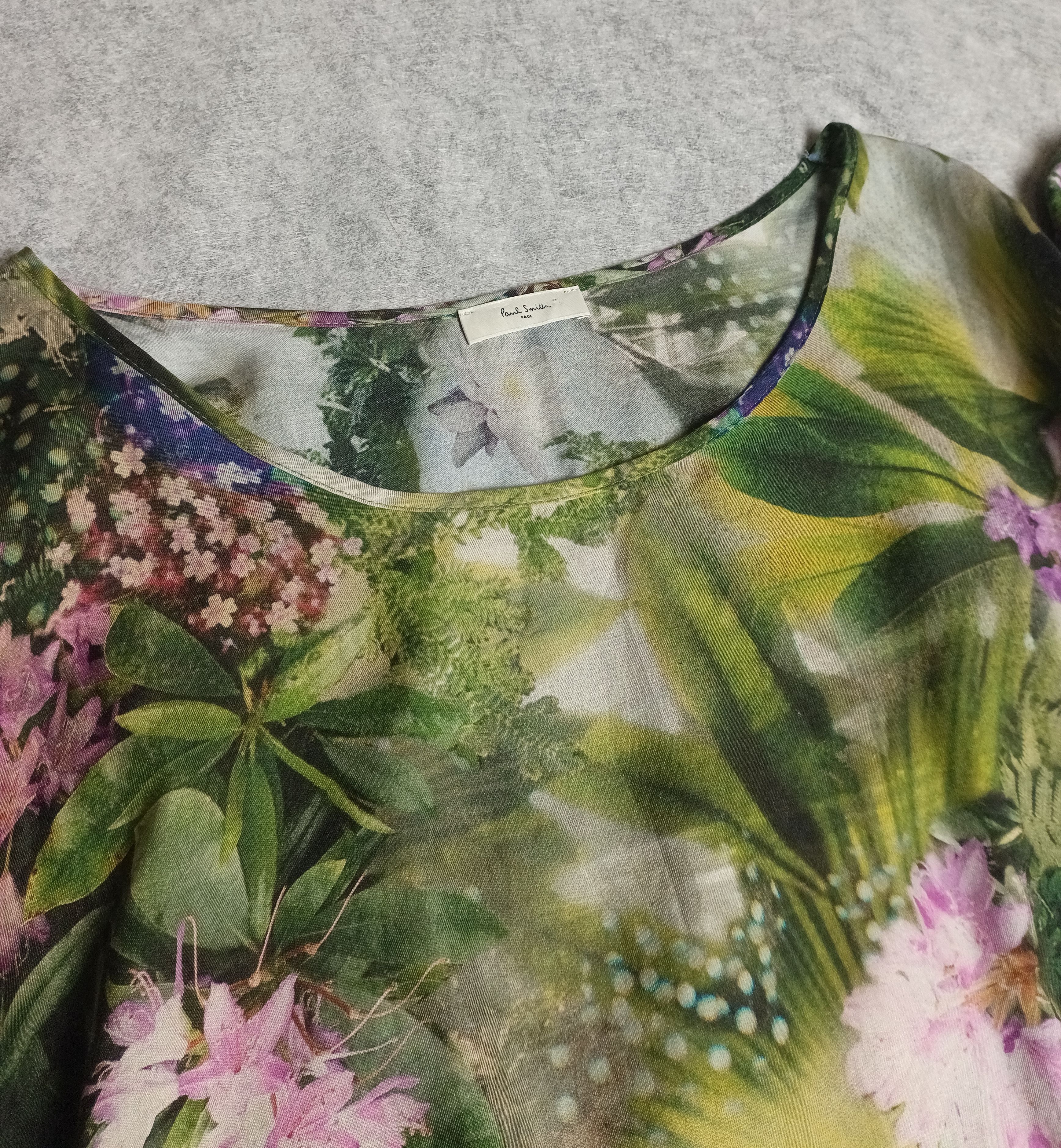 Paul Smith Paul Smith Silk Cotton Dress Print Floral EU 40 Size S / US 4 / IT 40 - 5 Thumbnail