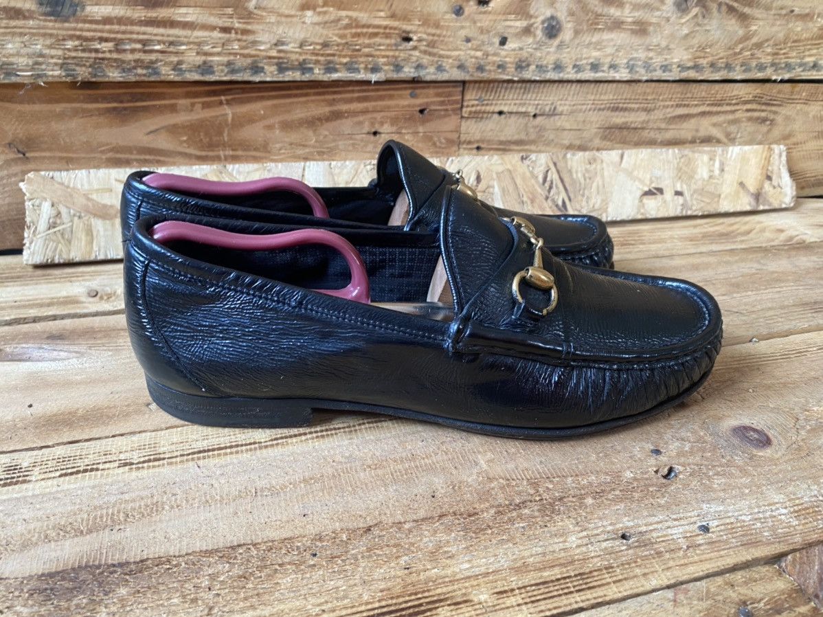 Gucci Gucci 1953 horsebit black patent leather loafers UK 9 Size US 10 / EU 43 - 9 Thumbnail