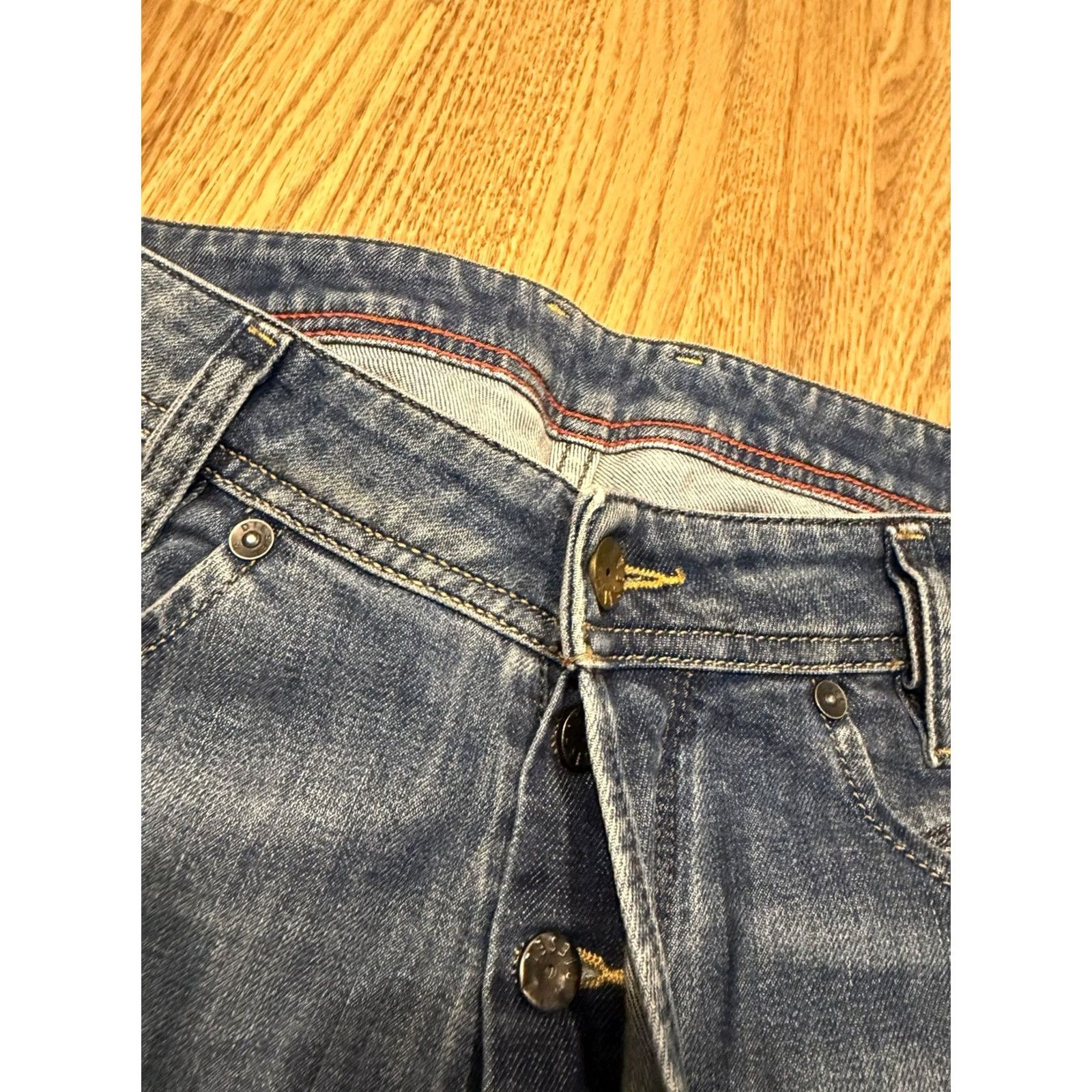 Diesel Diesel Iakop Denim Jeans Men’s 32x34 Stretch Regular Slim Tapered Blue 0807S Size US 32 / EU 48 - 7 Thumbnail