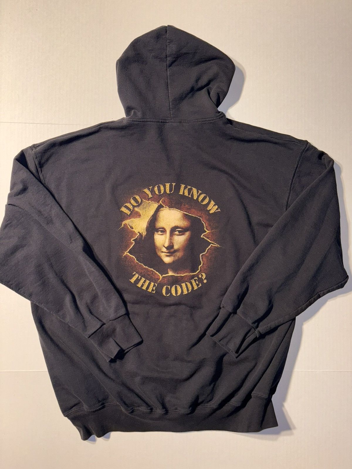 Fruit Of The Loom Vtg Mona Lisa Da Vinci Code Movie Promo Full Zip Hoodie Y2K Size US XXL / EU 58 / 5 - 1 Thumbnail