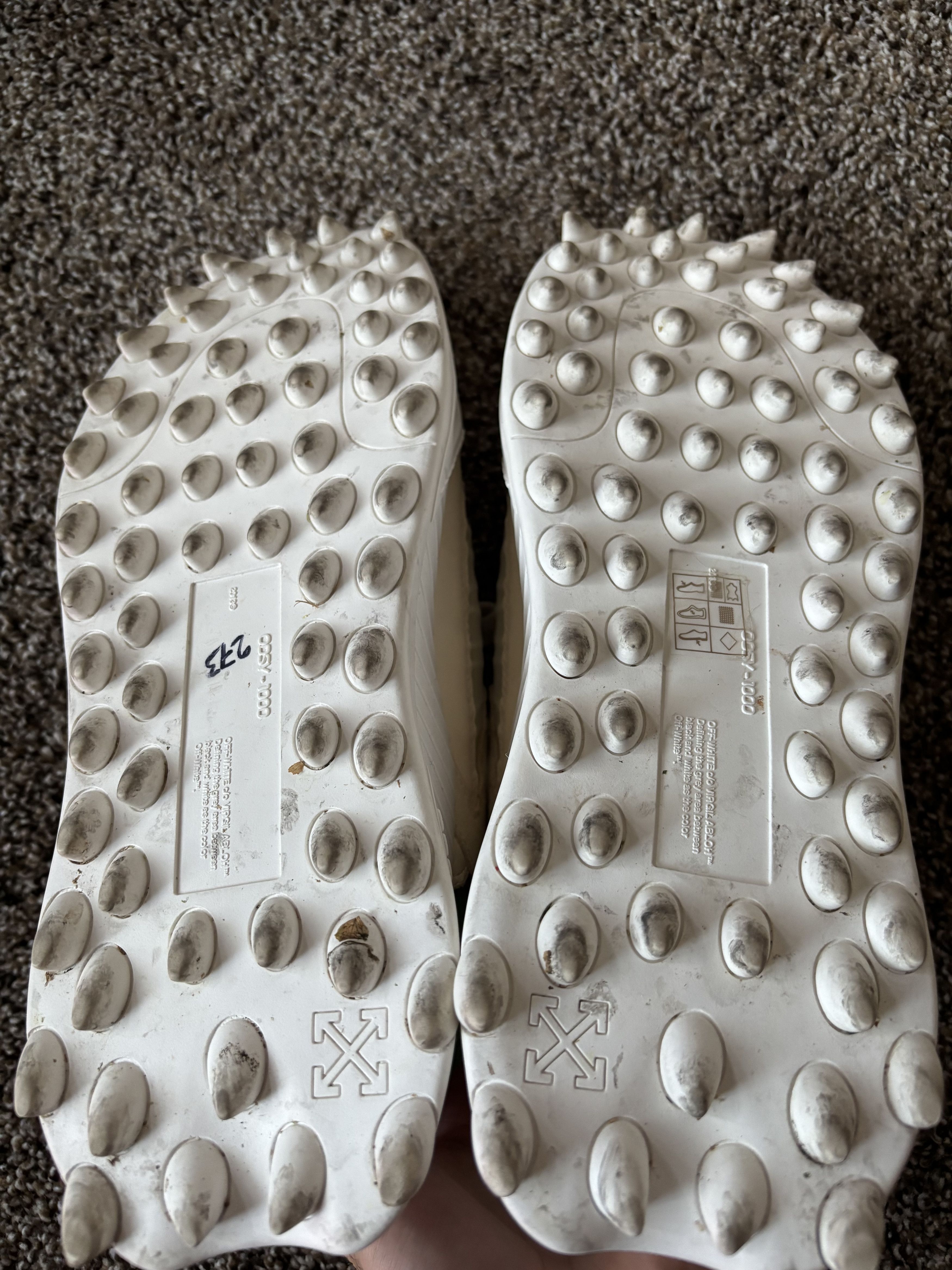 Off-White Off white odsy 1000 White/Green Size US 8.5 / EU 41-42 - 6 Thumbnail