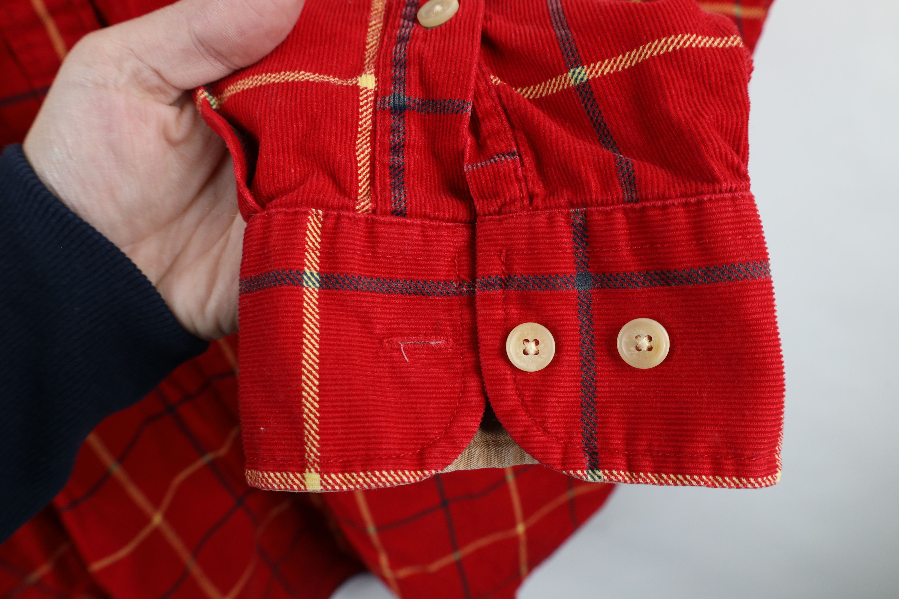 Tommy Hilfiger × Vintage Vintage 90s Tommy Hilfiger Collared Button Down Shirt Size US L / EU 52-54 / 3 - 5 Thumbnail