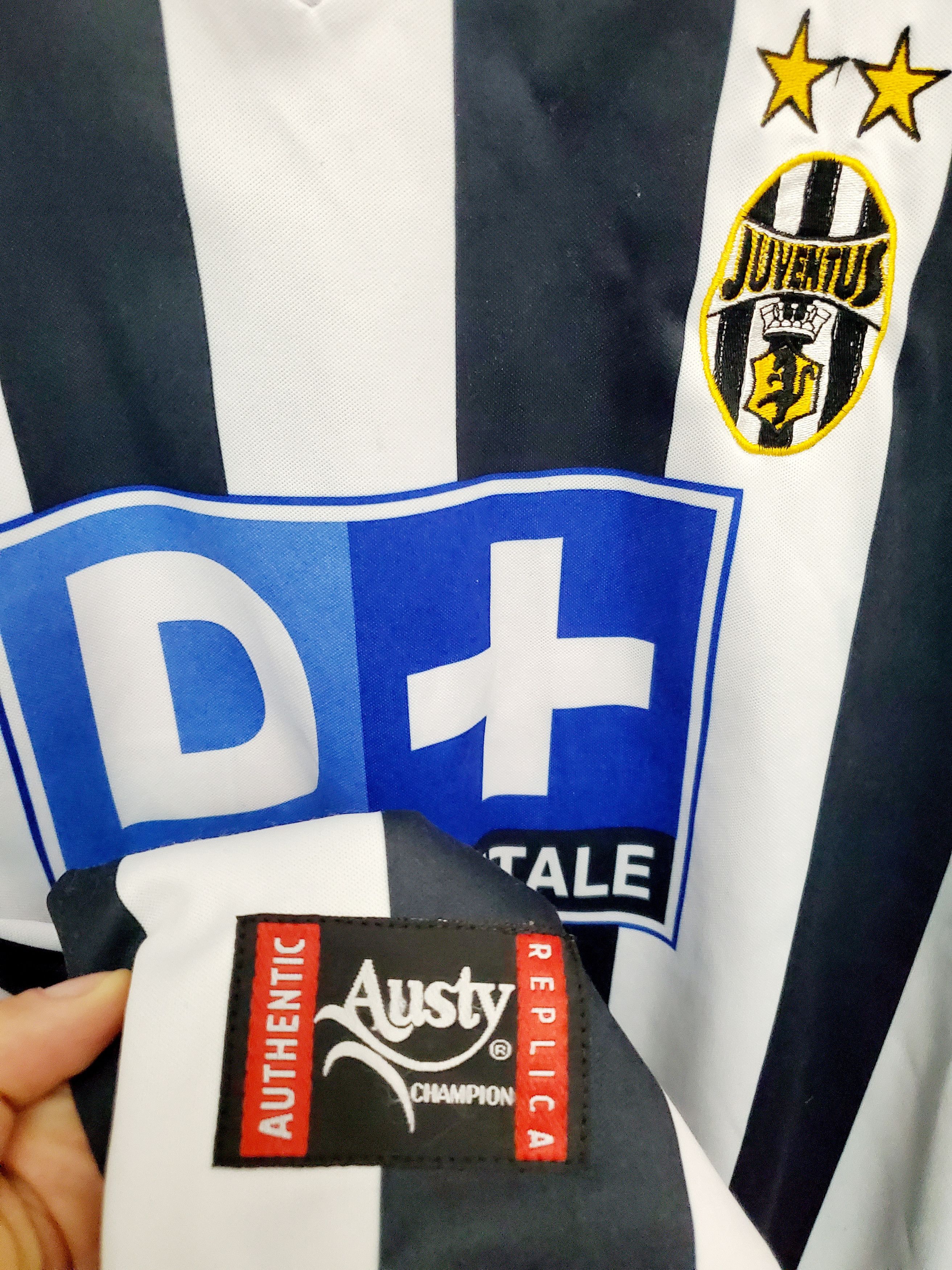 Vintage Austy juventus replica #10 Del piero soccer jersey size Xl Size US XL / EU 56 / 4 - 4 Thumbnail