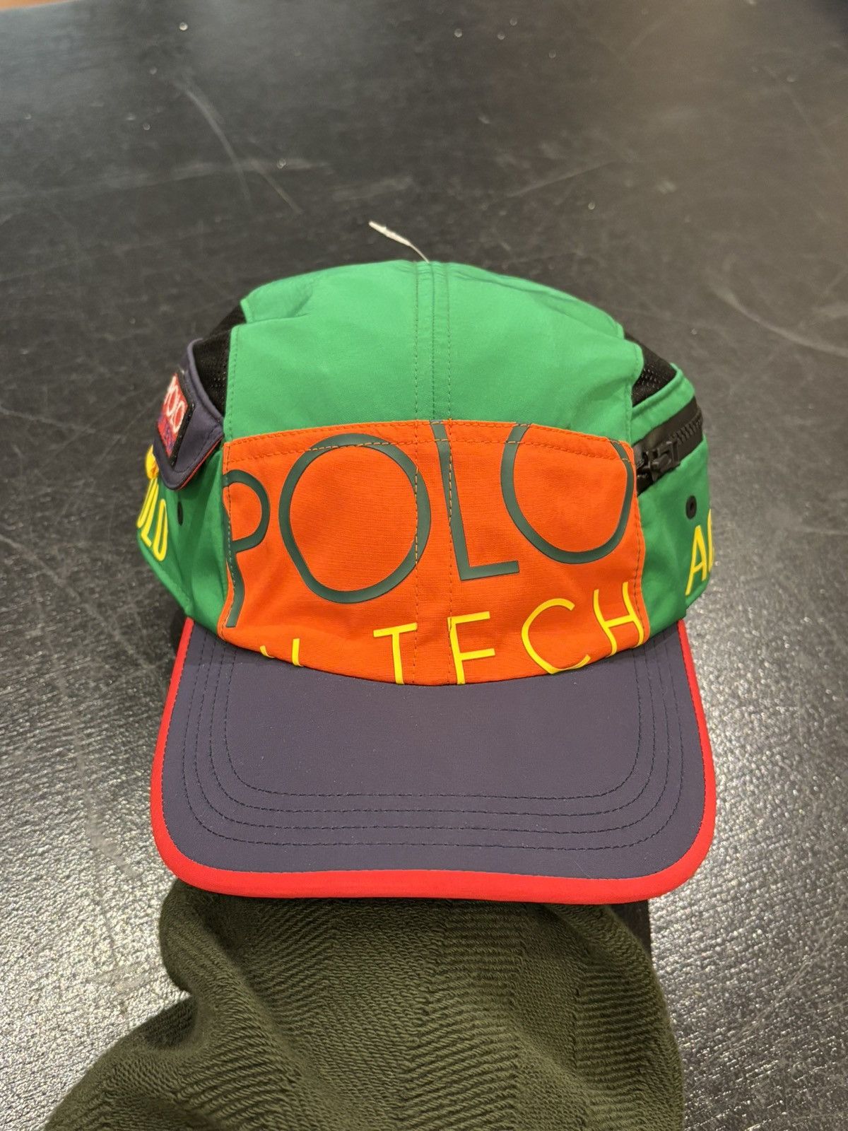 Polo Ralph Lauren Hi Tech Side Pocket Flag Patch Hat