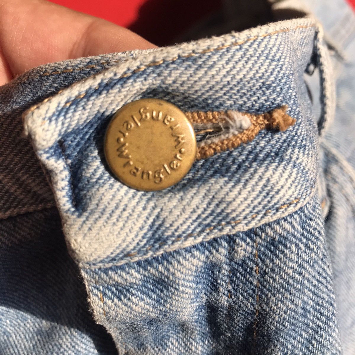Hysteric Glamour × Vintage × Wrangler Vintage Wrangler Jeans Short Pants Jeans Baggy And loose fit Size US 36 / EU 52 - 23 Thumbnail