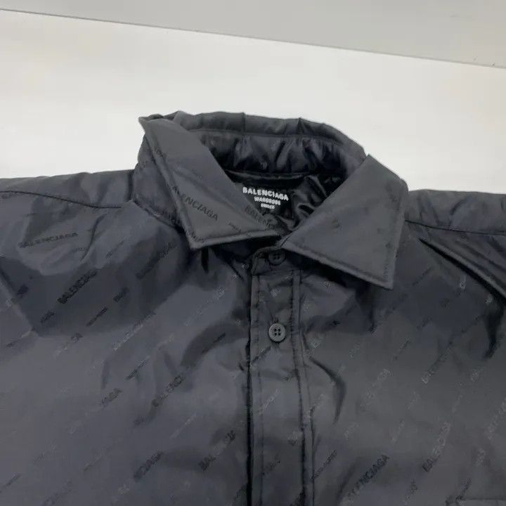 Balenciaga Balenciaga Black Long Sleeve Button-Up Shirt 0079-2507 Size US M / EU 48-50 / 2 - 9 Thumbnail