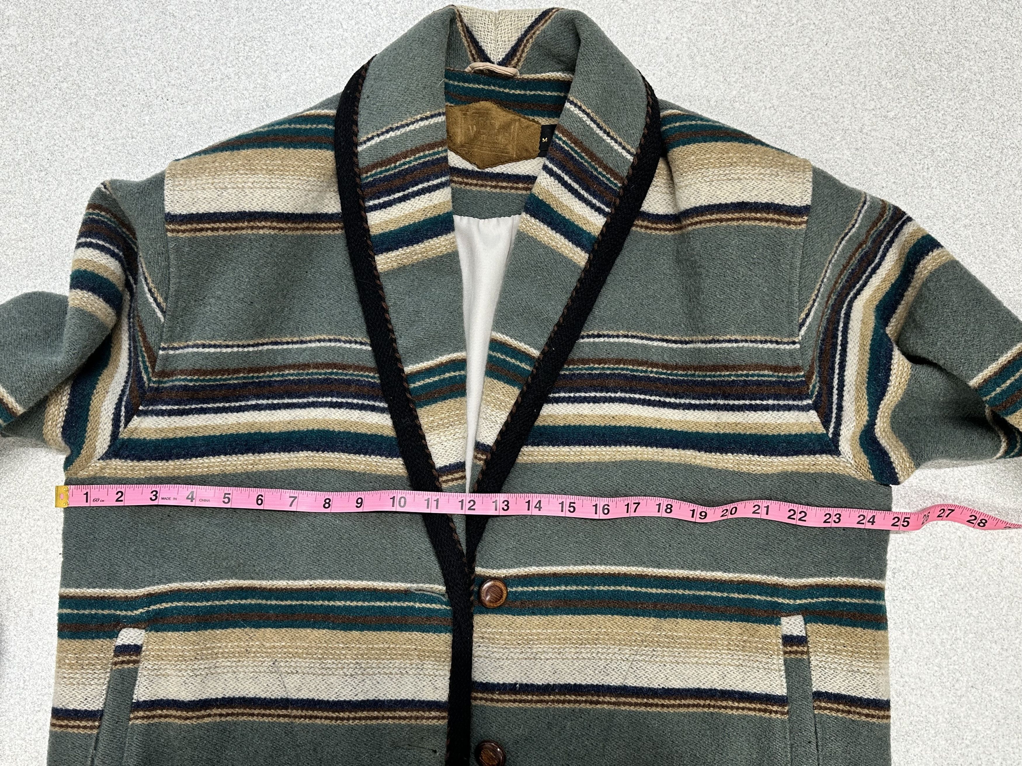 Woolrich Woolen Mills Vintage Woolrich Chore Coat Jacket Medium USA Wool Striped Size US M / EU 48-50 / 2 - 5 Thumbnail