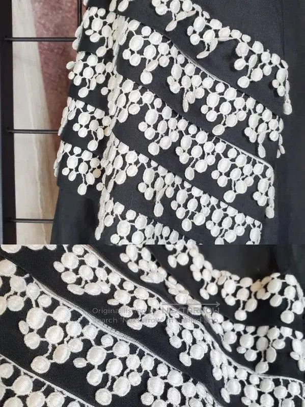Dior Dior Black Cotton Blend Embroidered Cardigan . Size M / US 6-8 / IT 42-44 - 5 Thumbnail