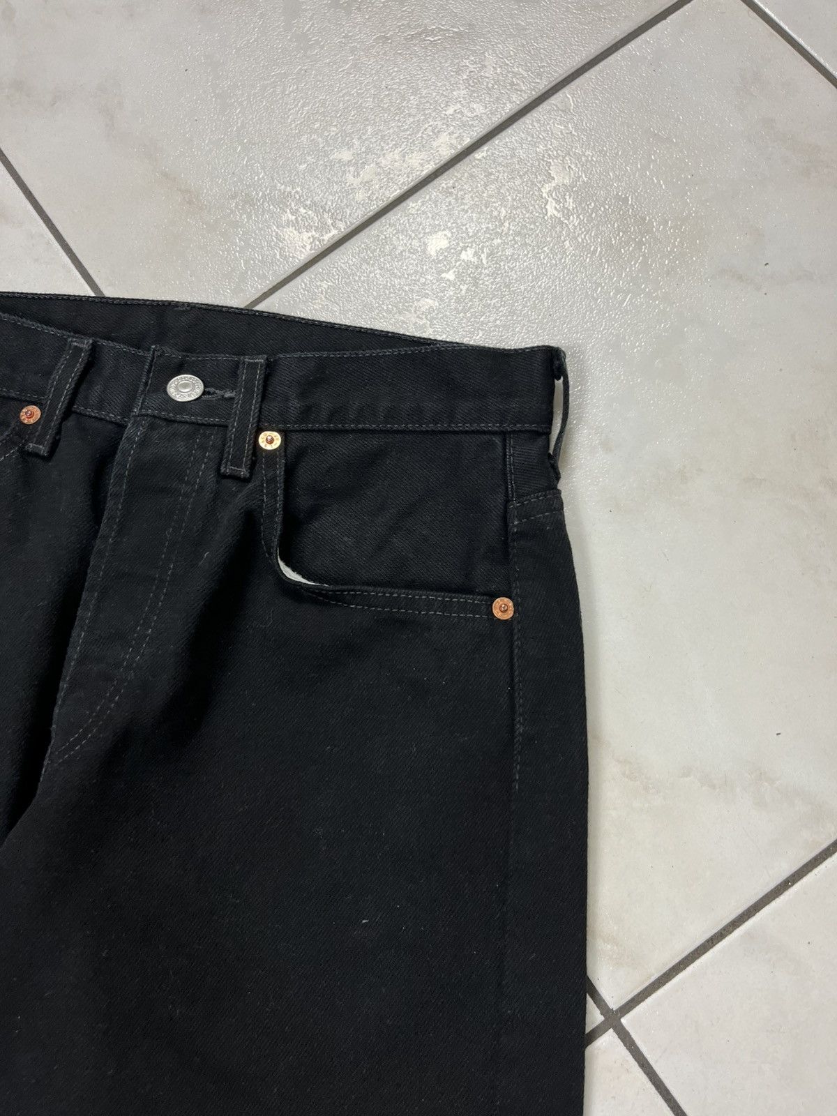 Levi's × Levi's Vintage Clothing × Vintage Vintage 90s Levi’s full black denim jeans pants Size US 30 / EU 46 - 6 Thumbnail