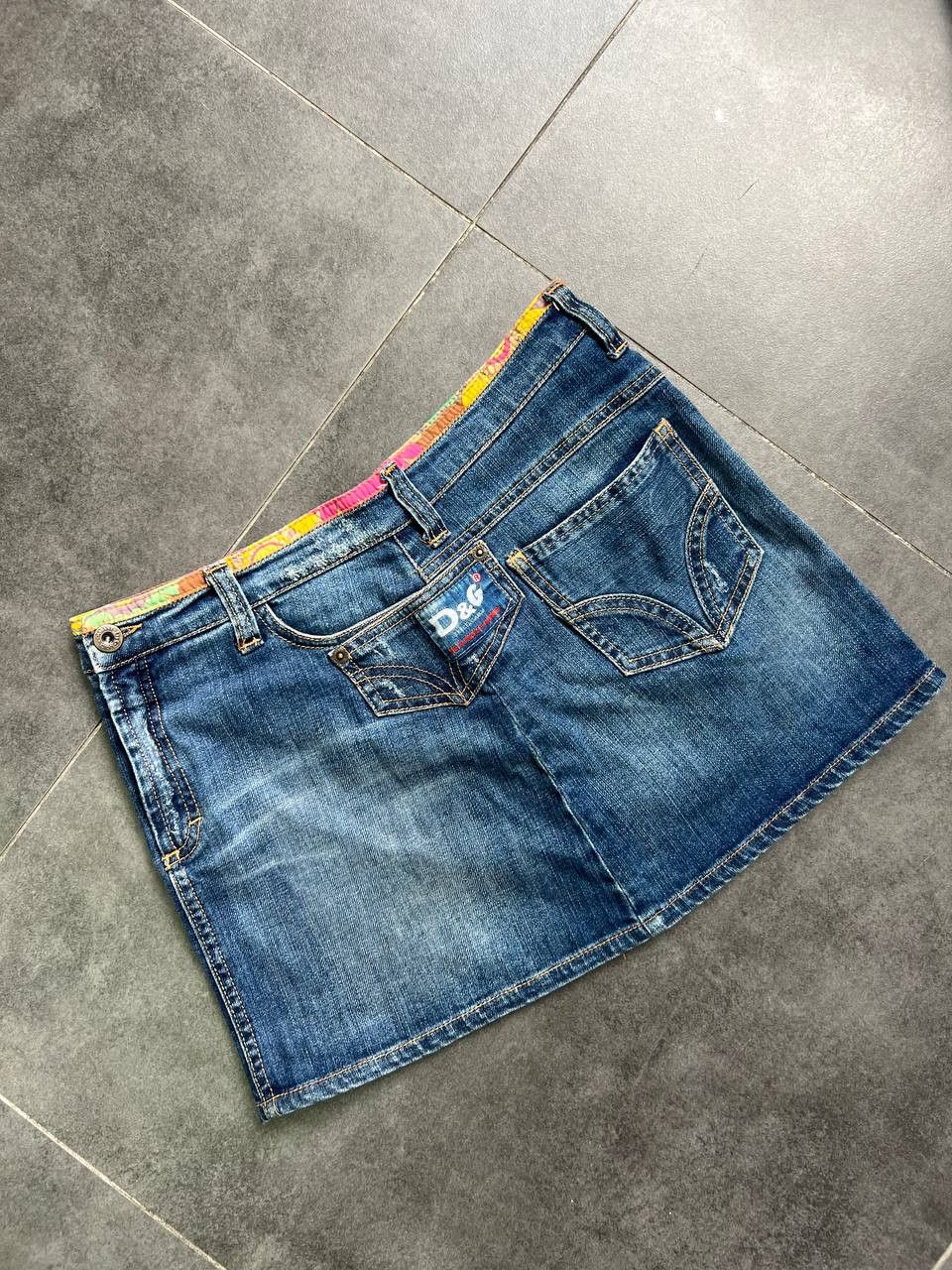 Dolce & Gabbana Rare Dolce Gabbana denim multipocket Y2K mini skirt Size 27" / US 4 / IT 40 - 3 Thumbnail