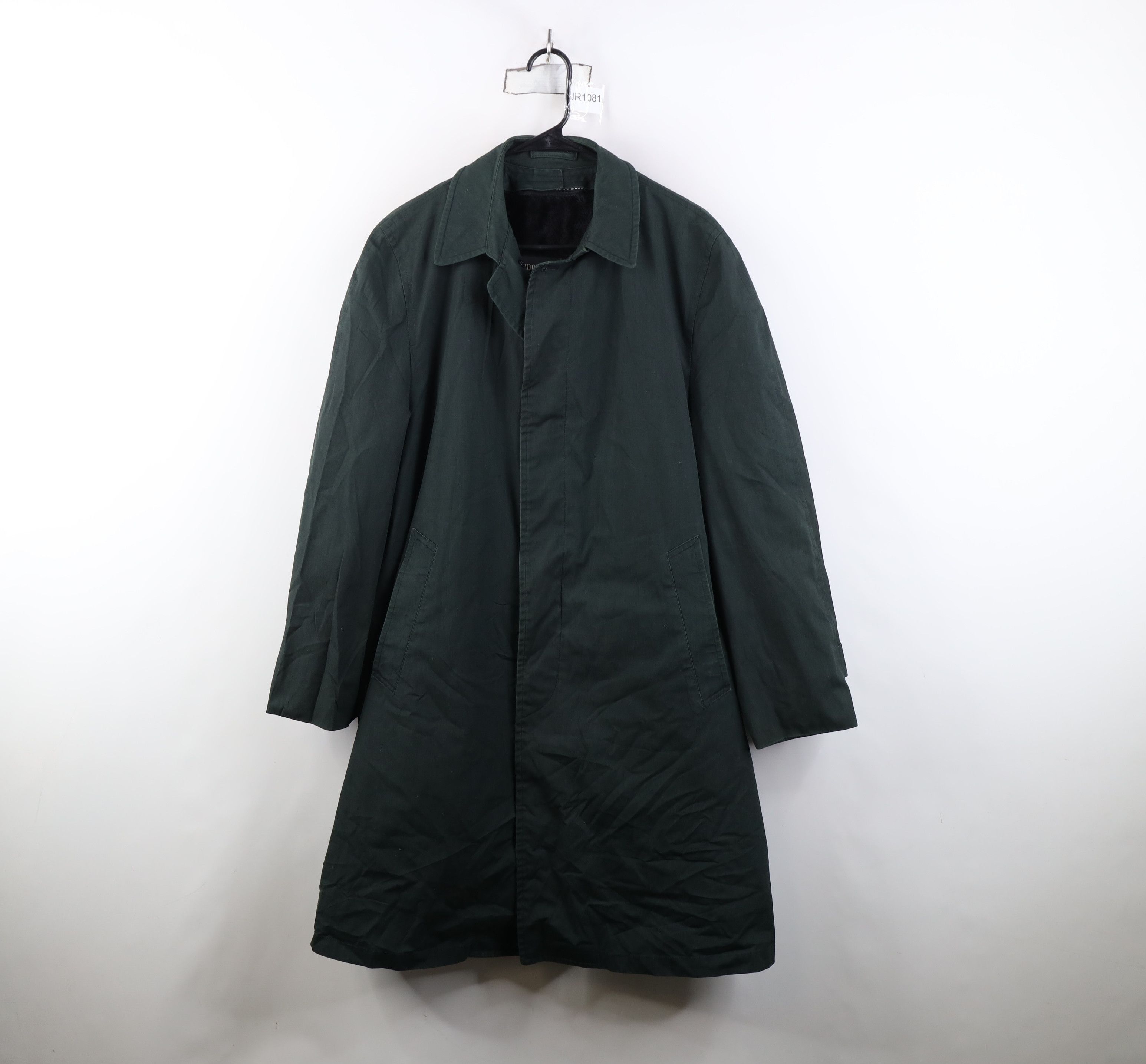 Vintage Vintage 70s Streetwear Trench Coat Rain Jacket Green USA Size US L / EU 52-54 / 3 - 1 Thumbnail