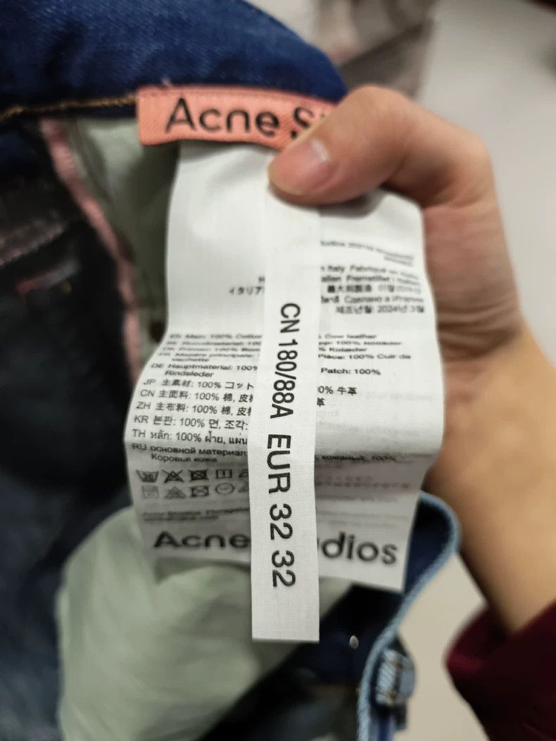 Acne Studios acne studios Water moire blue cat whiskers jeans 2502-Nexta Size US 32 / EU 48 - 6 Thumbnail