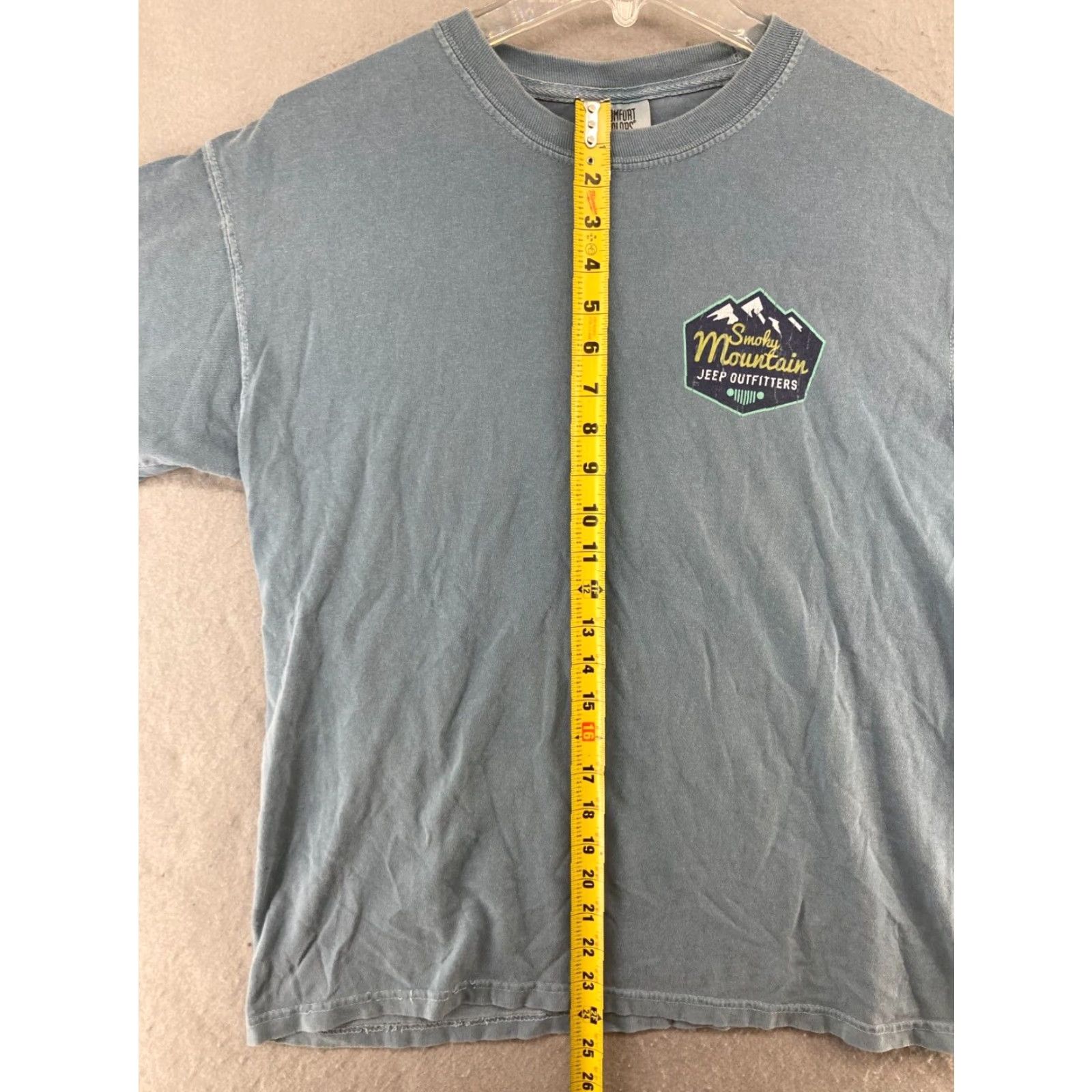 Jeep Jeep T-Shirt Mens M Blue Solid Crew Neck Short Sleeve Cars Outdoor Size US M / EU 48-50 / 2 - 4 Thumbnail