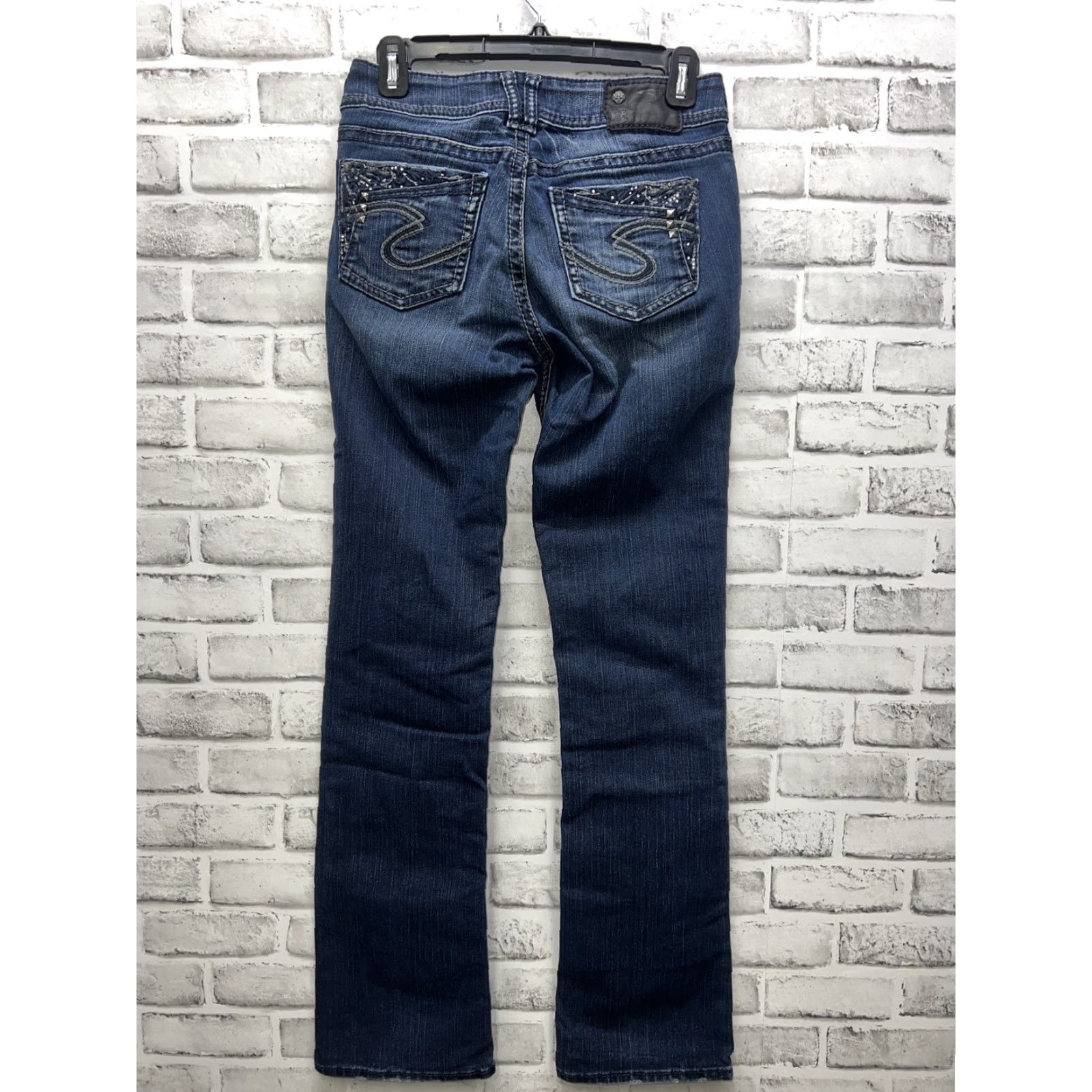 Silver Jeans Co. Silver Jeans Jeans Womens 29x31 Blue Skinny Regular Womens Size 29" - 4 Thumbnail