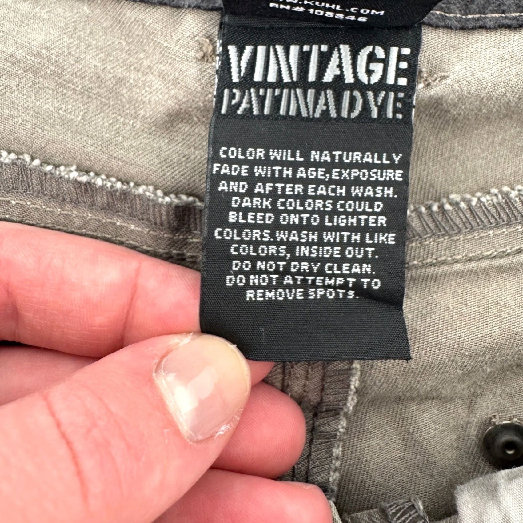 Vintage Kuhl Mens Relaxed Fit Pants 32x32 Khaki Brown Free Rydr Size US 32 / EU 48 - 4 Thumbnail