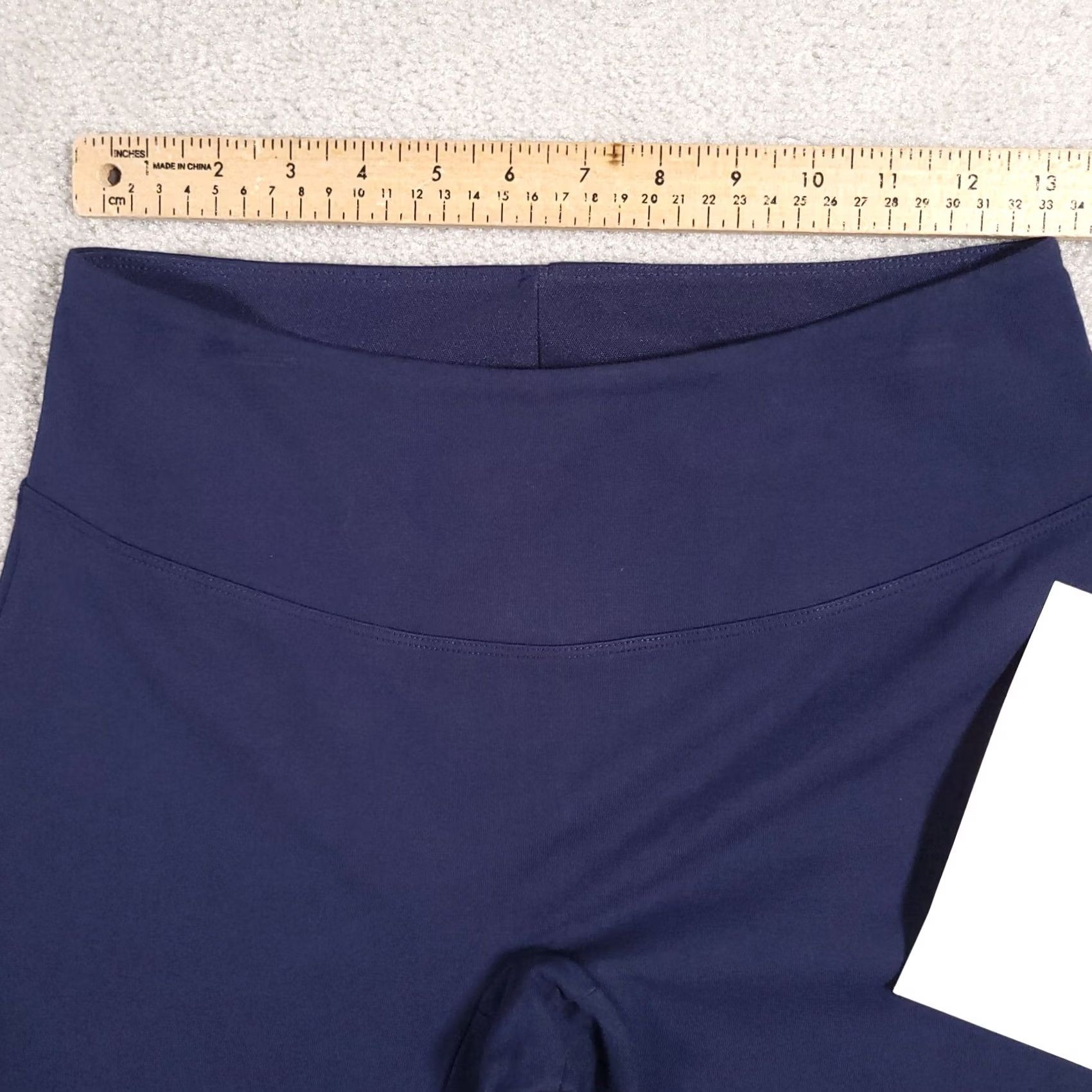 Vintage VINTAGE? No — Women with Control Renee Greenstein Leggings Womens XS Blue Tummy Control Pocket Size 26" / US 2 / IT 38 - 7 Thumbnail