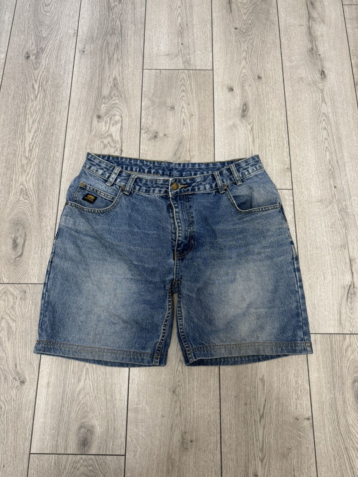 Ecko Unltd. Vintage y2k Raw Ecko untld big logo jorts rap skate baggy Size US 34 / EU 50 - 1 Thumbnail