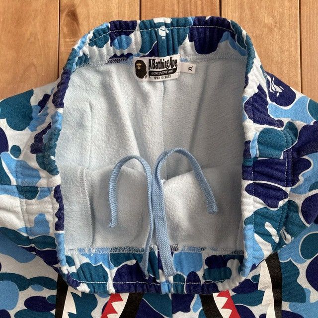 Bape BAPE Shark sweat shorts ABC camo blue a bathing ape ★size XL Size US 36 / EU 52 - 6 Thumbnail
